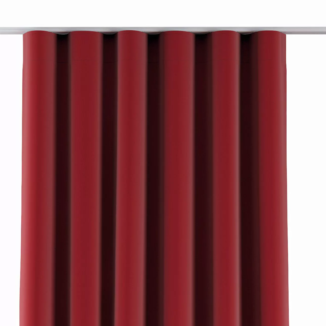 Wellenvorhang, rot, Velvet (704-15) günstig online kaufen