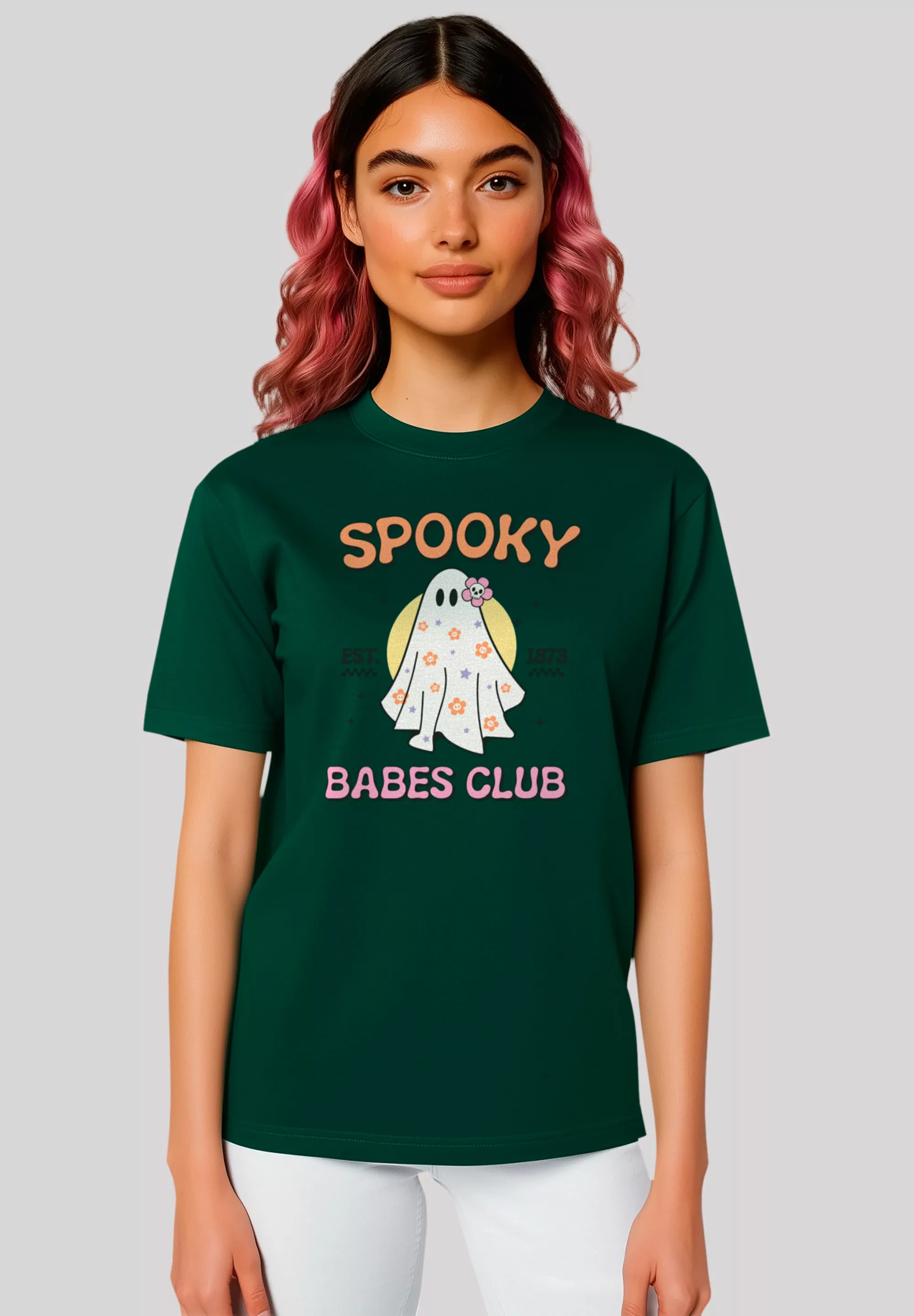 F4NT4STIC T-Shirt "Retro Halloween Spooky Babes Club", Premium Qualität, Ha günstig online kaufen