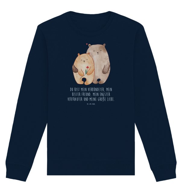 Mr. & Mrs. Panda Longpullover Größe XL Bären Liebe - French Navy - Geschenk günstig online kaufen