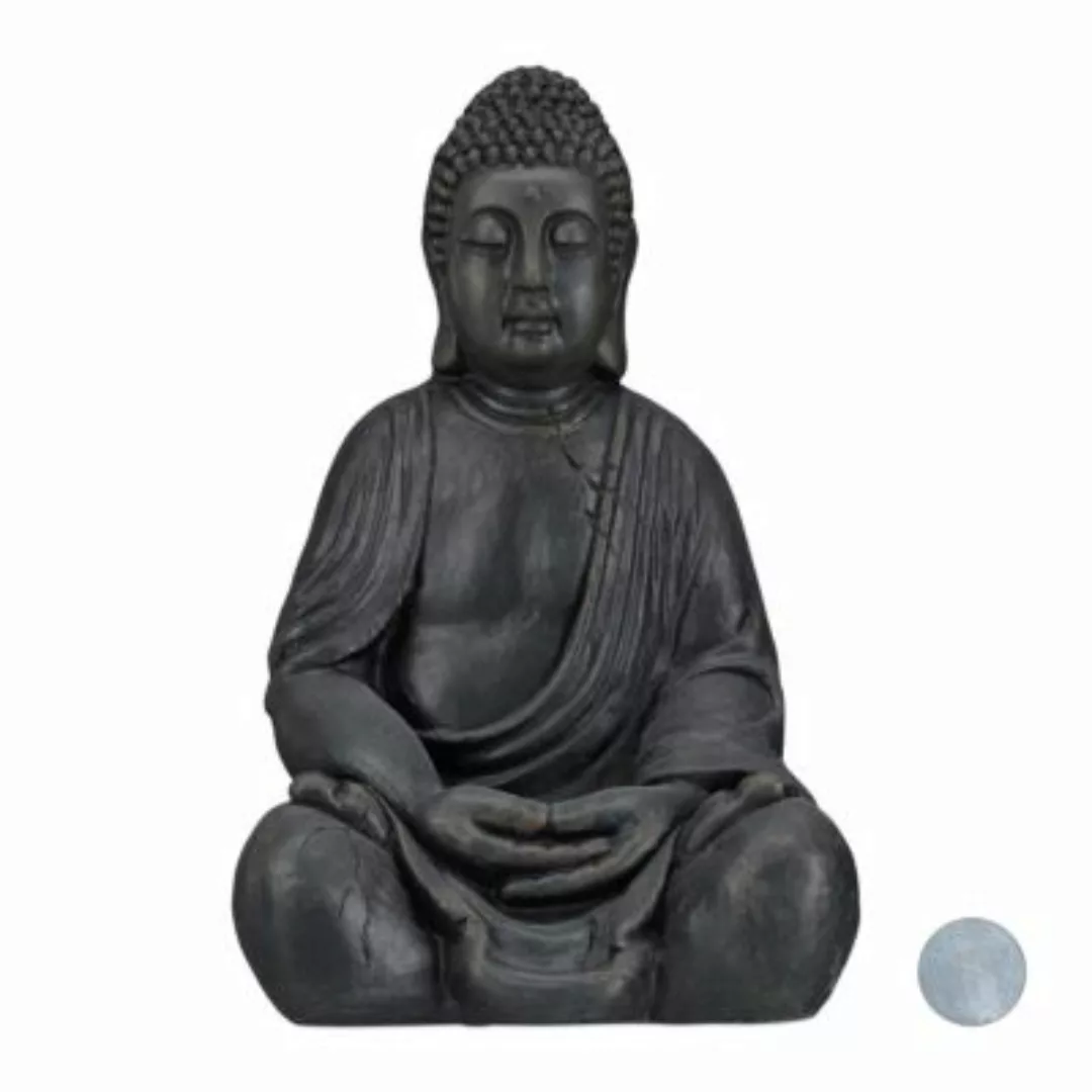 relaxdays Buddha Figur 50 cm beige günstig online kaufen
