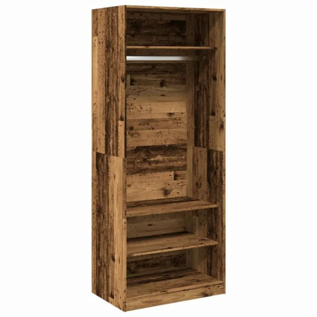 vidaXL Kleiderschrank Kleiderschrank Altholz-Optik 80x50x200 cm Spanplatte günstig online kaufen