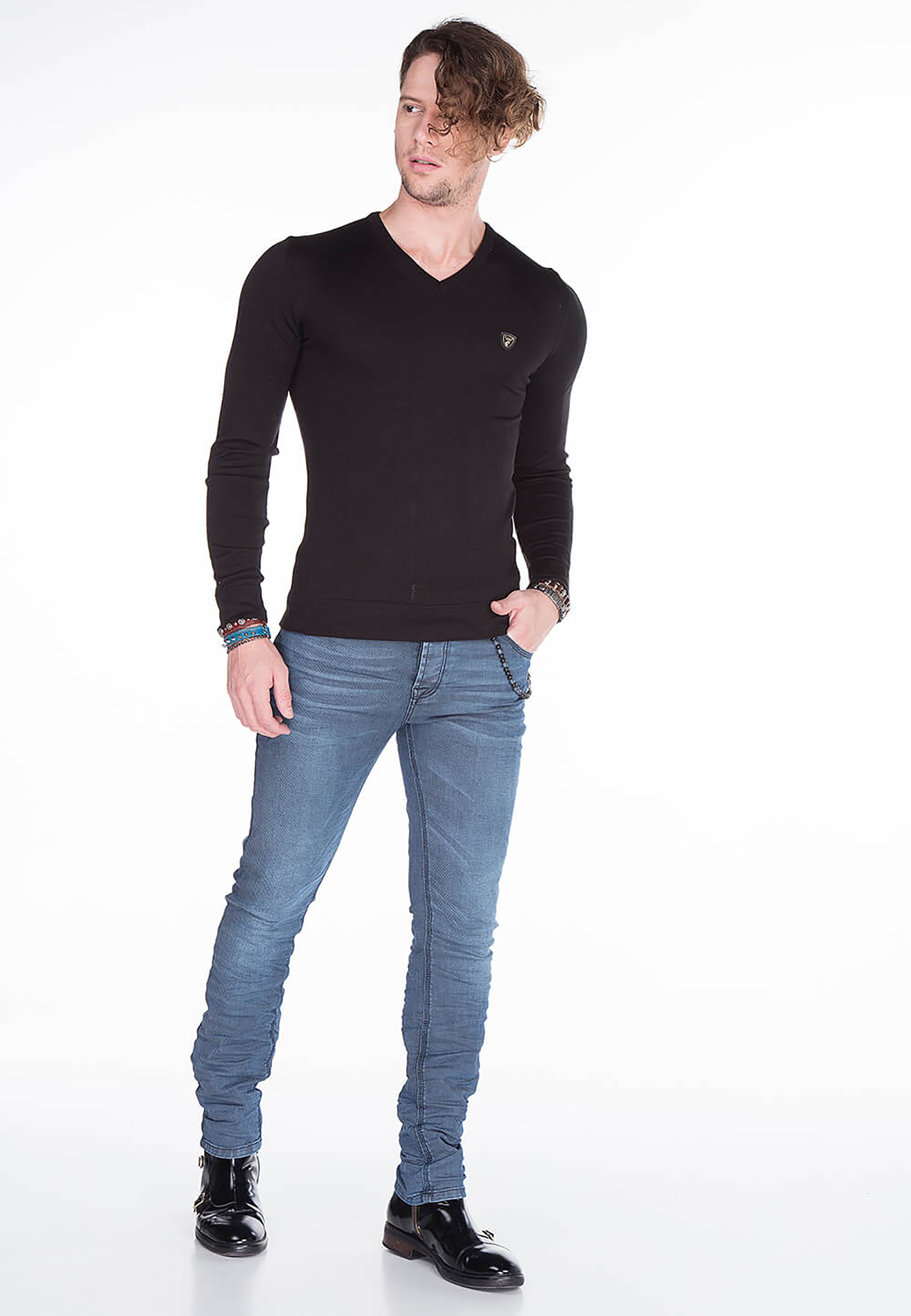 Cipo & Baxx Röhrenjeans, im Slim-Fit Schnitt günstig online kaufen