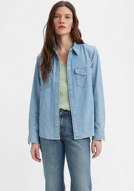 Levi's® Jeansbluse ESSENTIAL WESTERN mit Brusttaschen mit Druckknöpfen günstig online kaufen