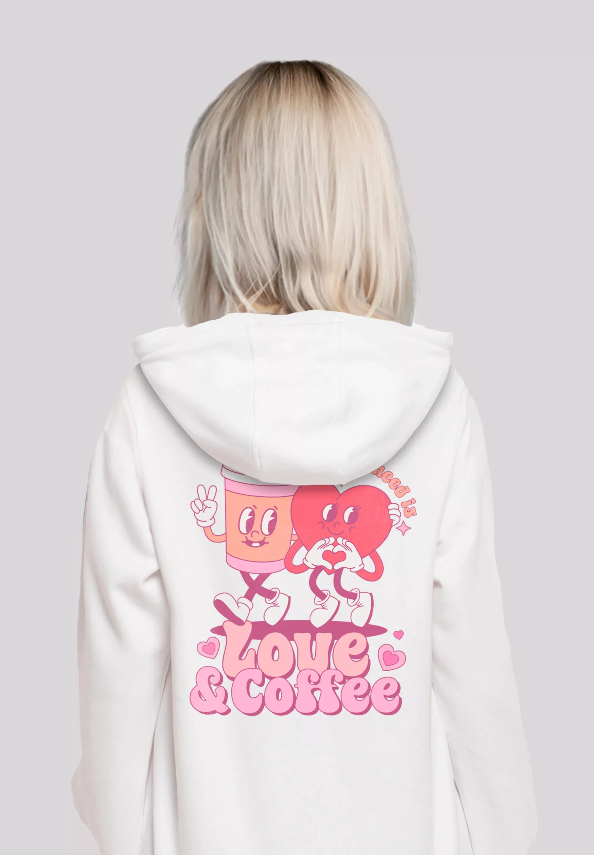 F4NT4STIC Kapuzenpullover "Love and Coffe Valentinstag", Premium Qualität günstig online kaufen