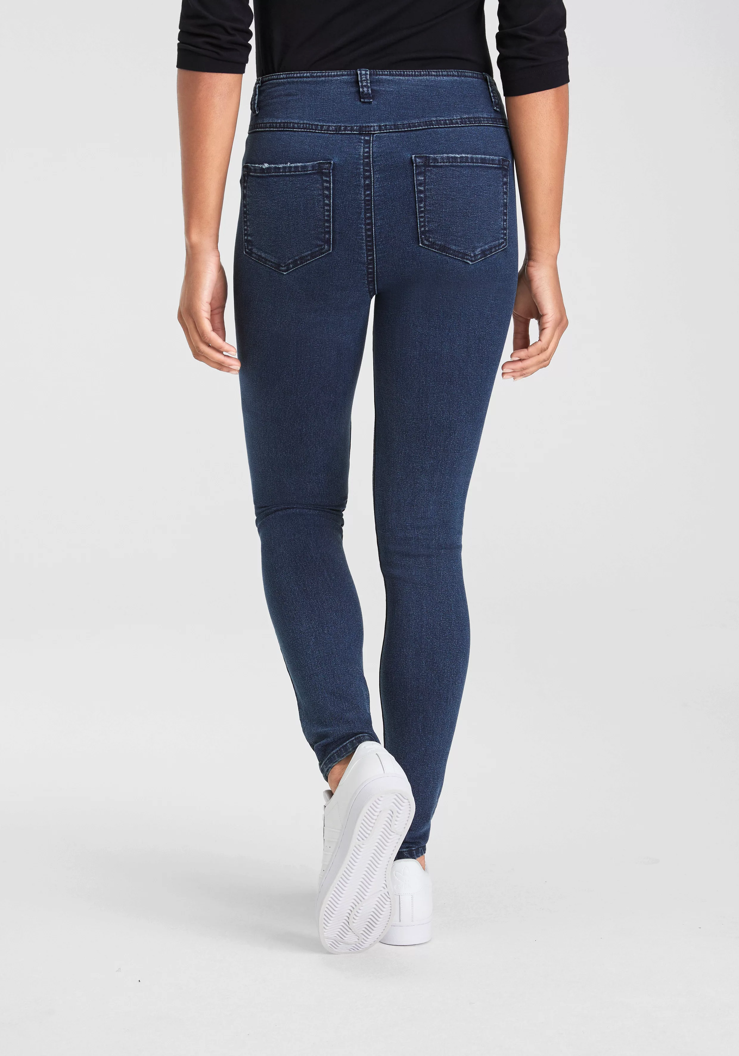 Arizona Skinny-fit-Jeans Ultra Stretch hohe Leibhöhe, knöchellang, elastisc günstig online kaufen