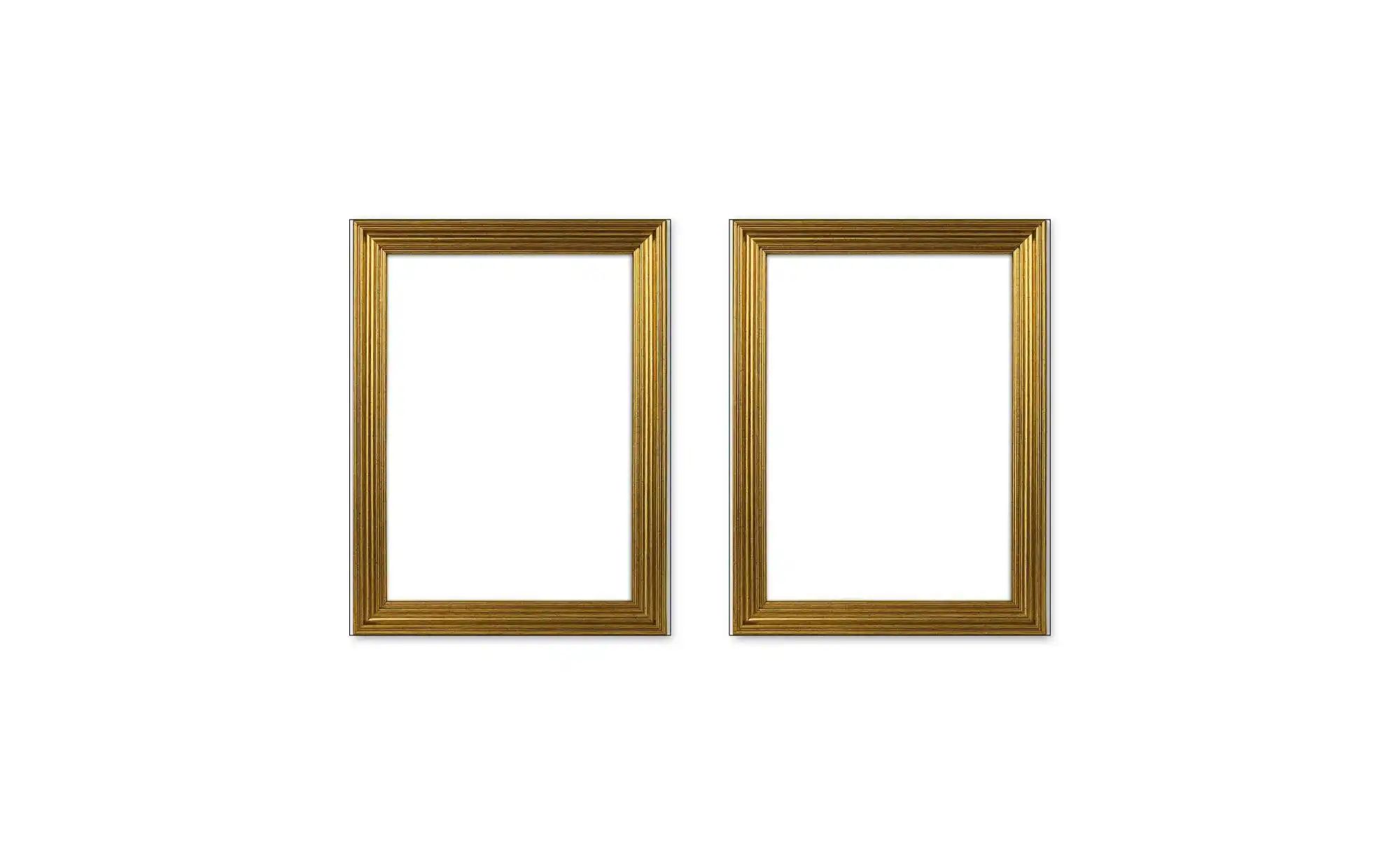 Bilderrahmen 13x18 cm, 2er-Set ¦ gold ¦ Glas  ¦ Maße (cm): B: 13 H: 18 T: 1 günstig online kaufen