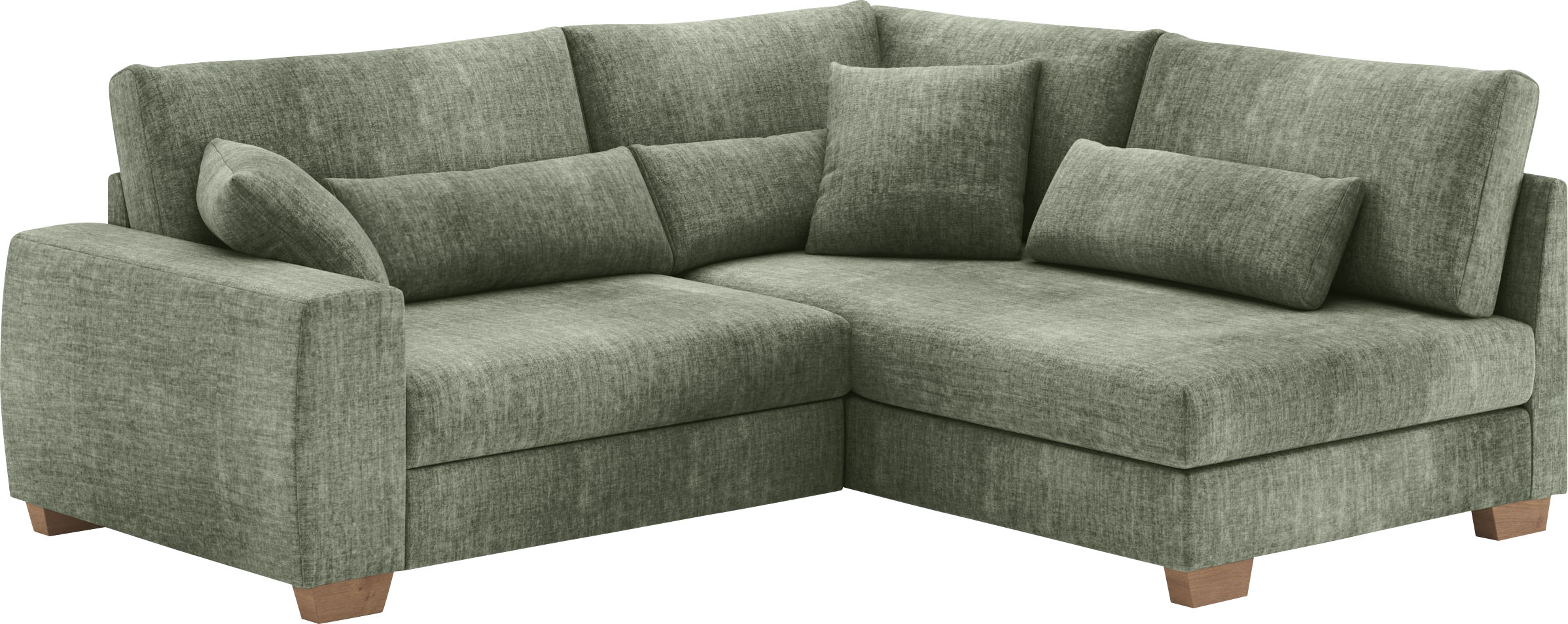 Mr. Couch Ecksofa »Helena L-Form«, Mit Federkern, wahlweise mit Bettfunktio günstig online kaufen
