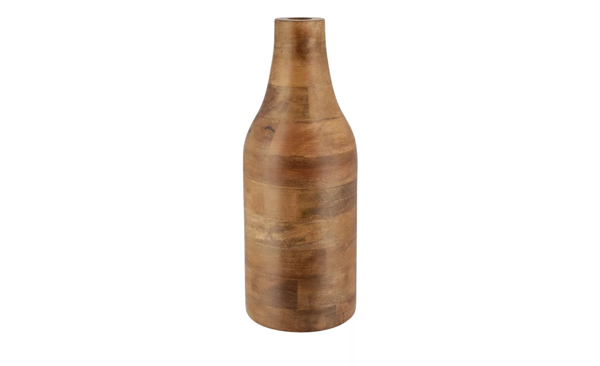 Deko Vase - holzfarben - Holz - 42 cm - Dekoration > Vasen - Möbel Kraft günstig online kaufen