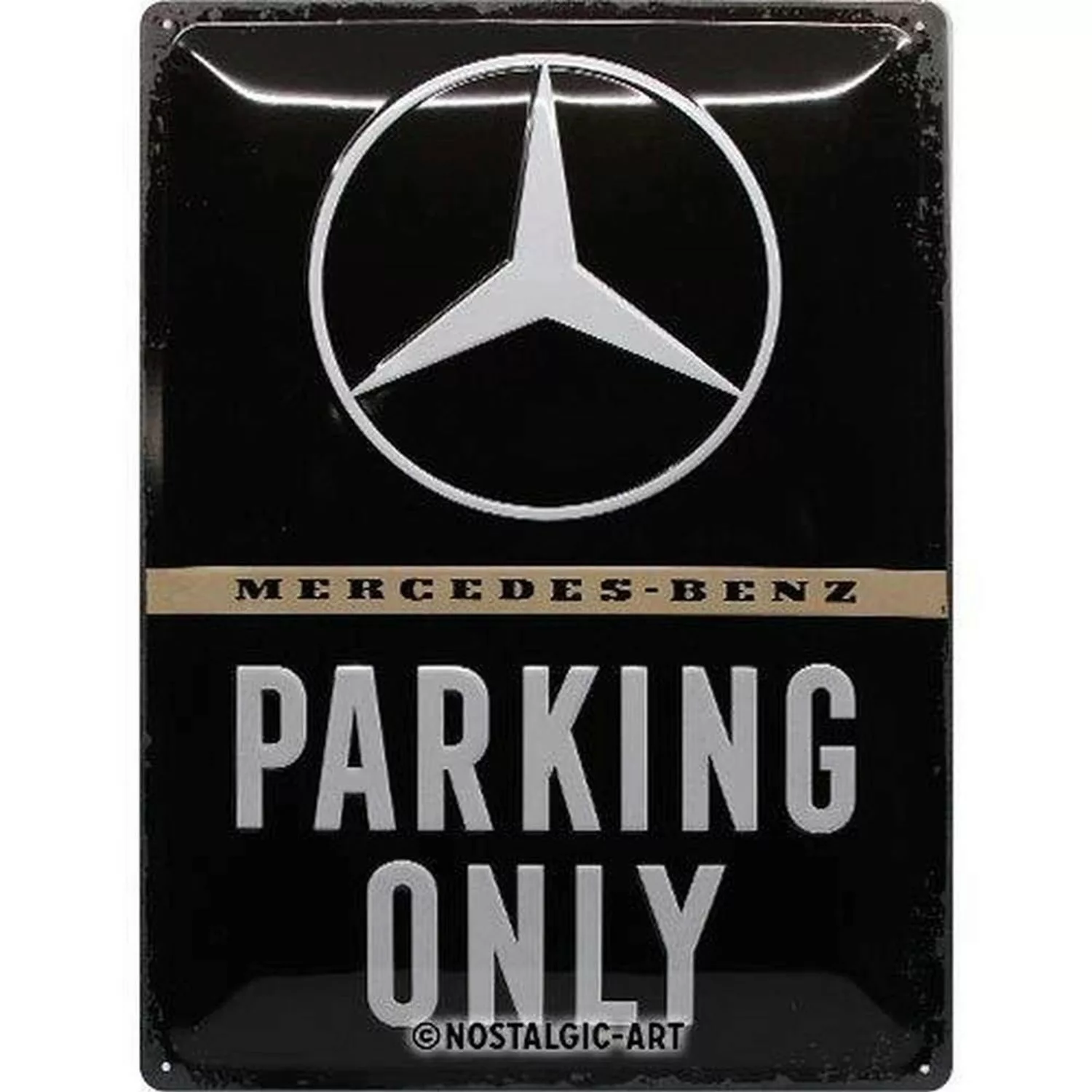 Nostalgic-Art Blechschild 30 x 40 cm - Mercedes-Benz - Parking Only günstig online kaufen