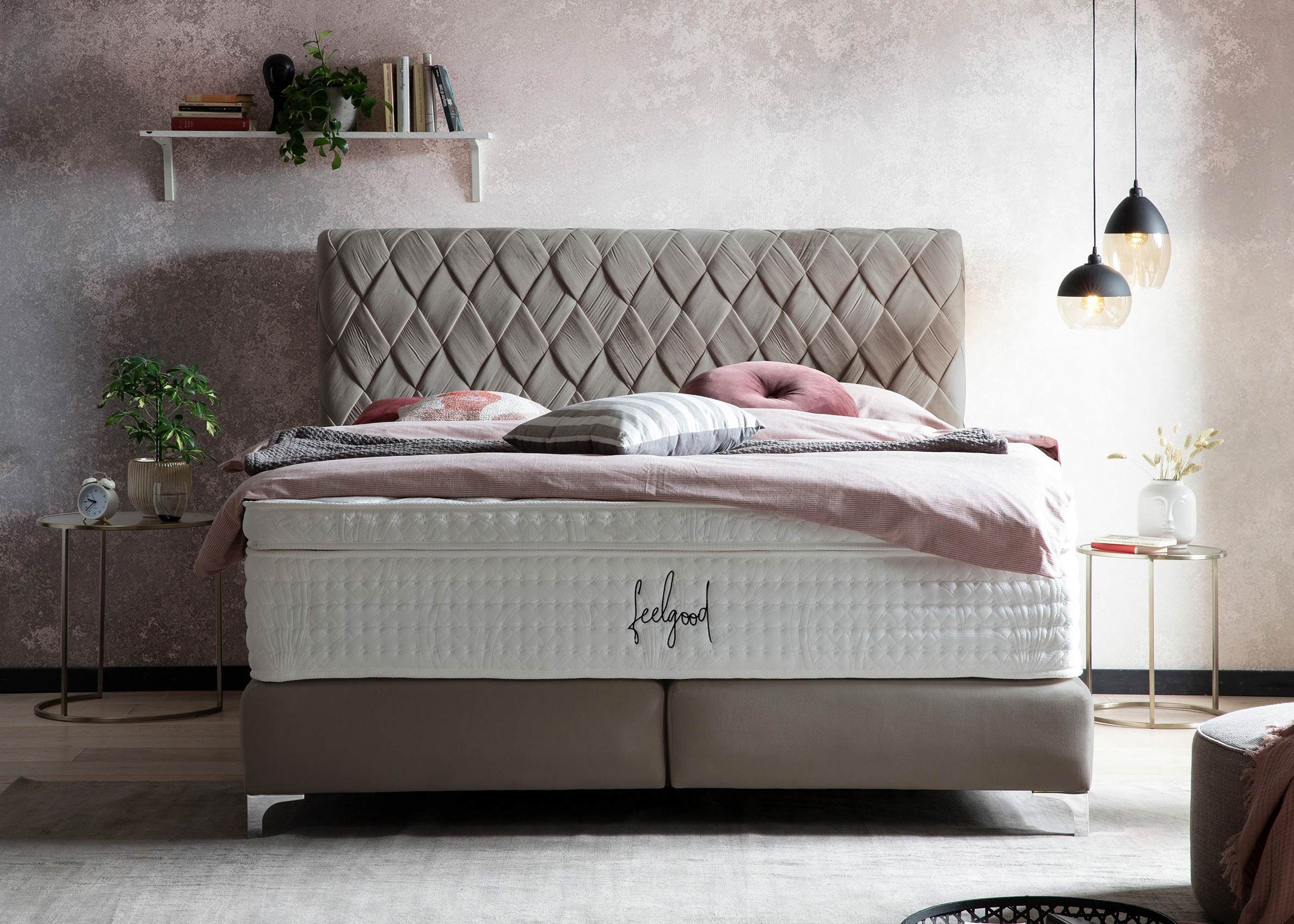 BettCo Boxspringbett Lyon (160 x 200 günstig online kaufen