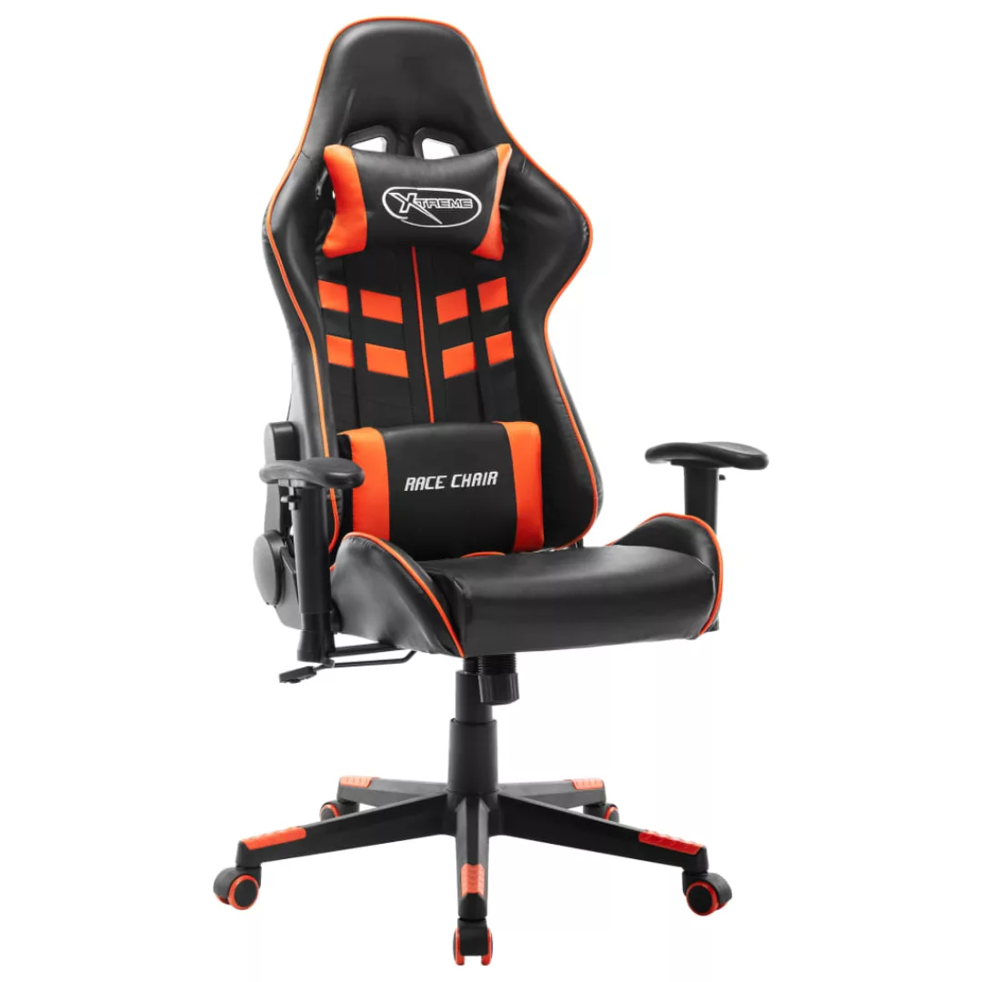 Gaming-stuhl Schwarz Und Orange Kunstleder günstig online kaufen