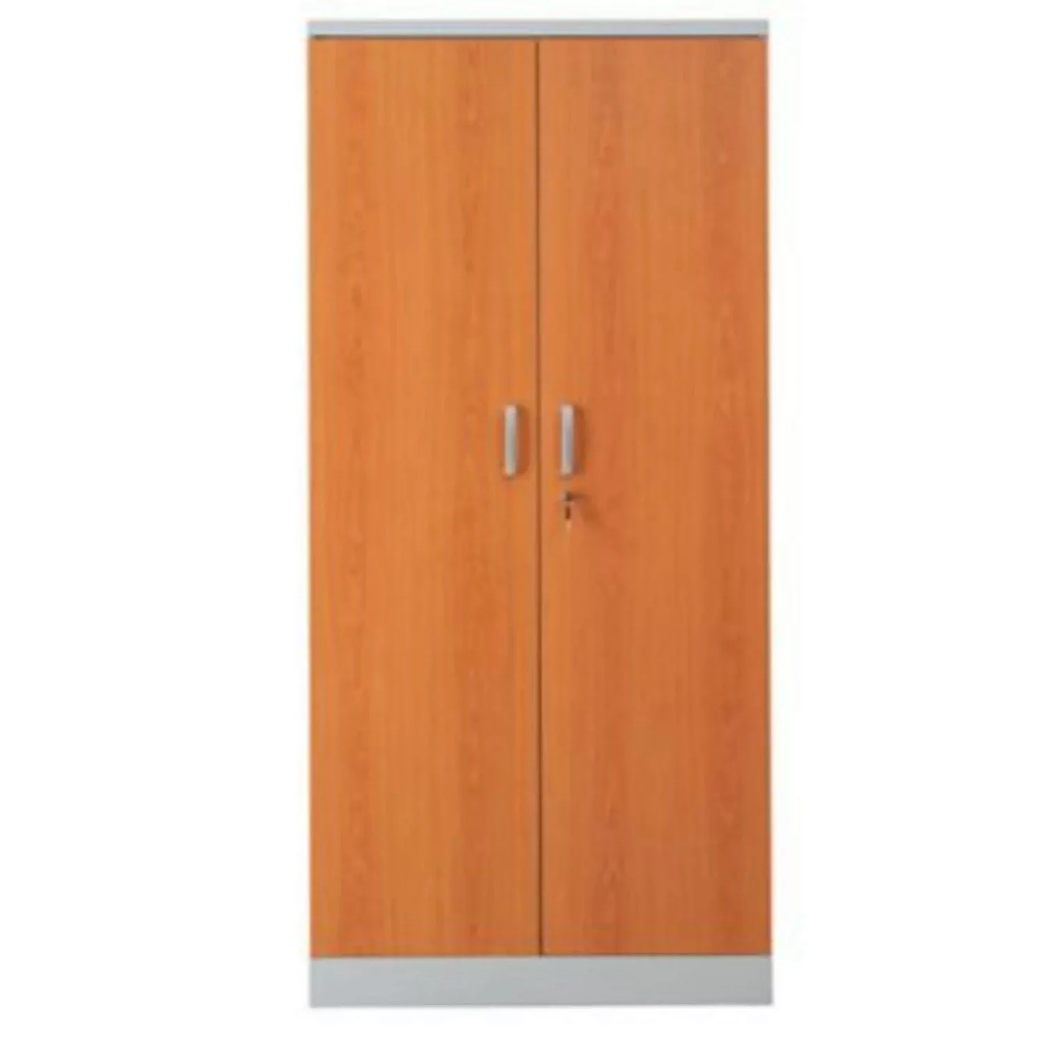 PROREGAL Aktenschrank Beetle 4 Fachböden HxBxT 195 x 92 x 42 cm Grau & Erle günstig online kaufen