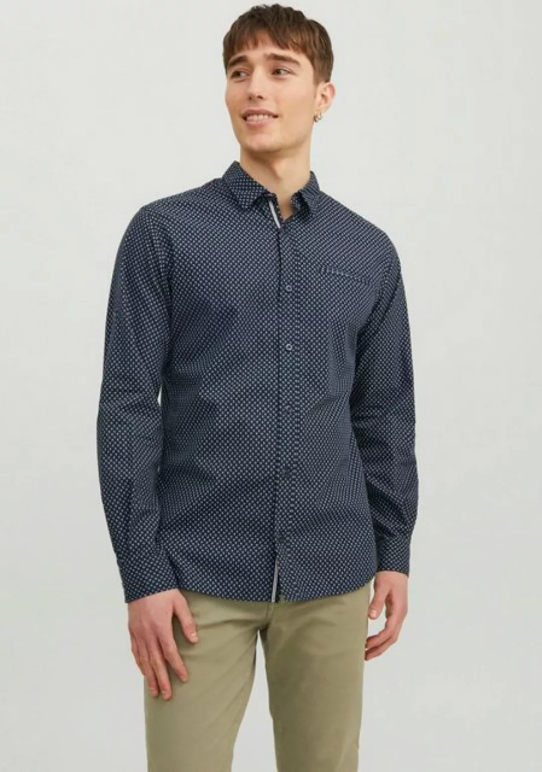 Jack & Jones Langarmhemd JJEREMY DETAIL SHIRT LS NOOS günstig online kaufen