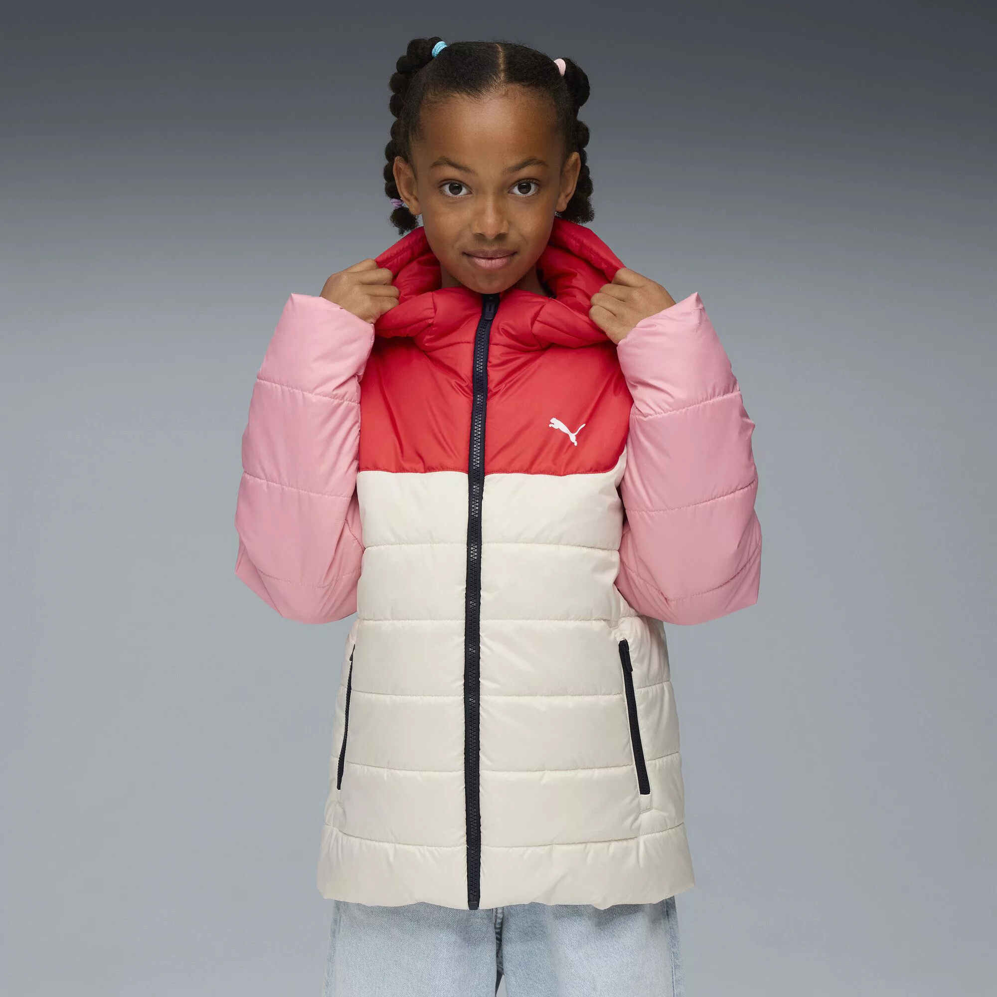 PUMA Winterjacke Essentials Wattierte Kapuzenjacke Jugendliche günstig online kaufen