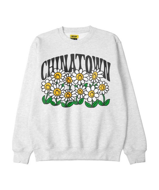 Market Sweatshirt Market Flower Power F0016 Sweatshirt Baumwolle günstig online kaufen