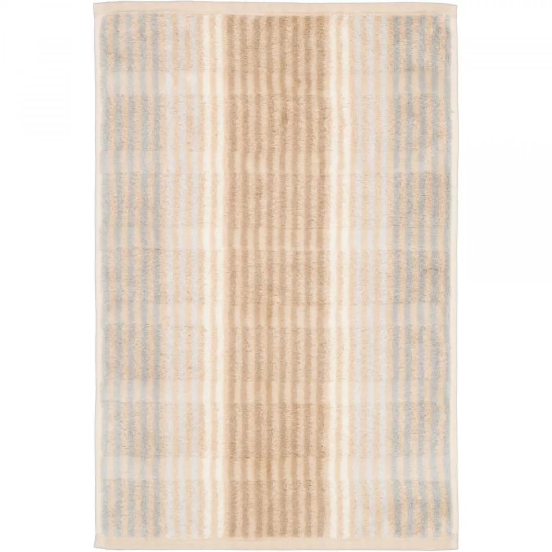 Cawö - Noblesse Cashmere Streifen 1056 - Farbe: sand - 33 - Gästetuch 30x50 günstig online kaufen