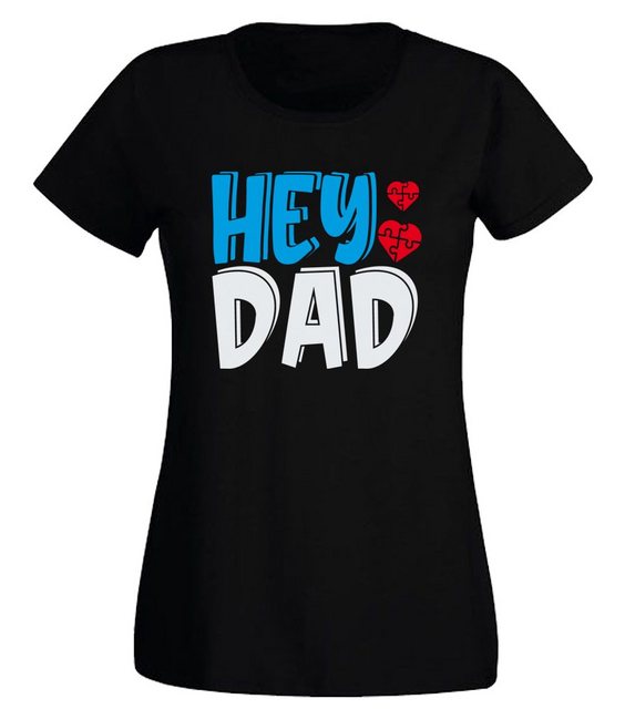 G-graphics T-Shirt Damen T-Shirt - Hey Dad Slim-fit-Shirt, mit Frontprint, günstig online kaufen