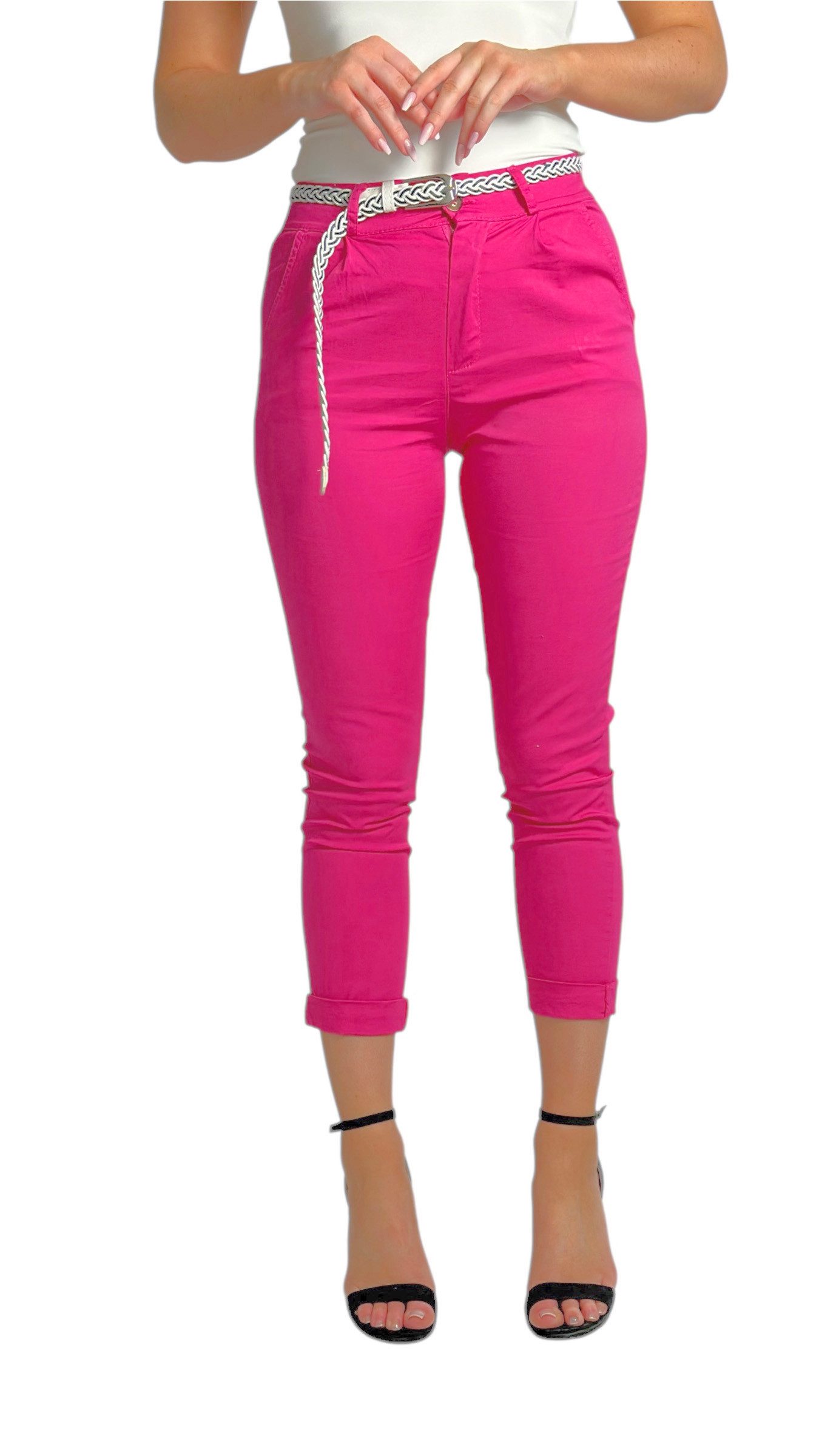 Mississhop Chinohose Damen Hose Baumwolle Hose günstig online kaufen