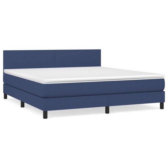 vidaXL Boxspringbett Bett Boxspringbett mit Matratze und LED Stoff (160 x 2 günstig online kaufen