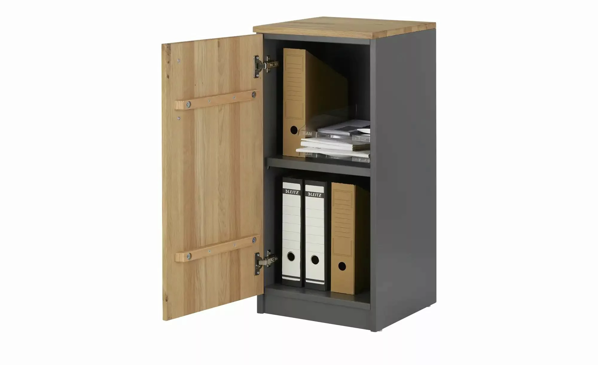 Aktenschrank  SOLIDLine ¦ grau ¦ Maße (cm): B: 40 H: 83 T: 40.0 Schränke > günstig online kaufen