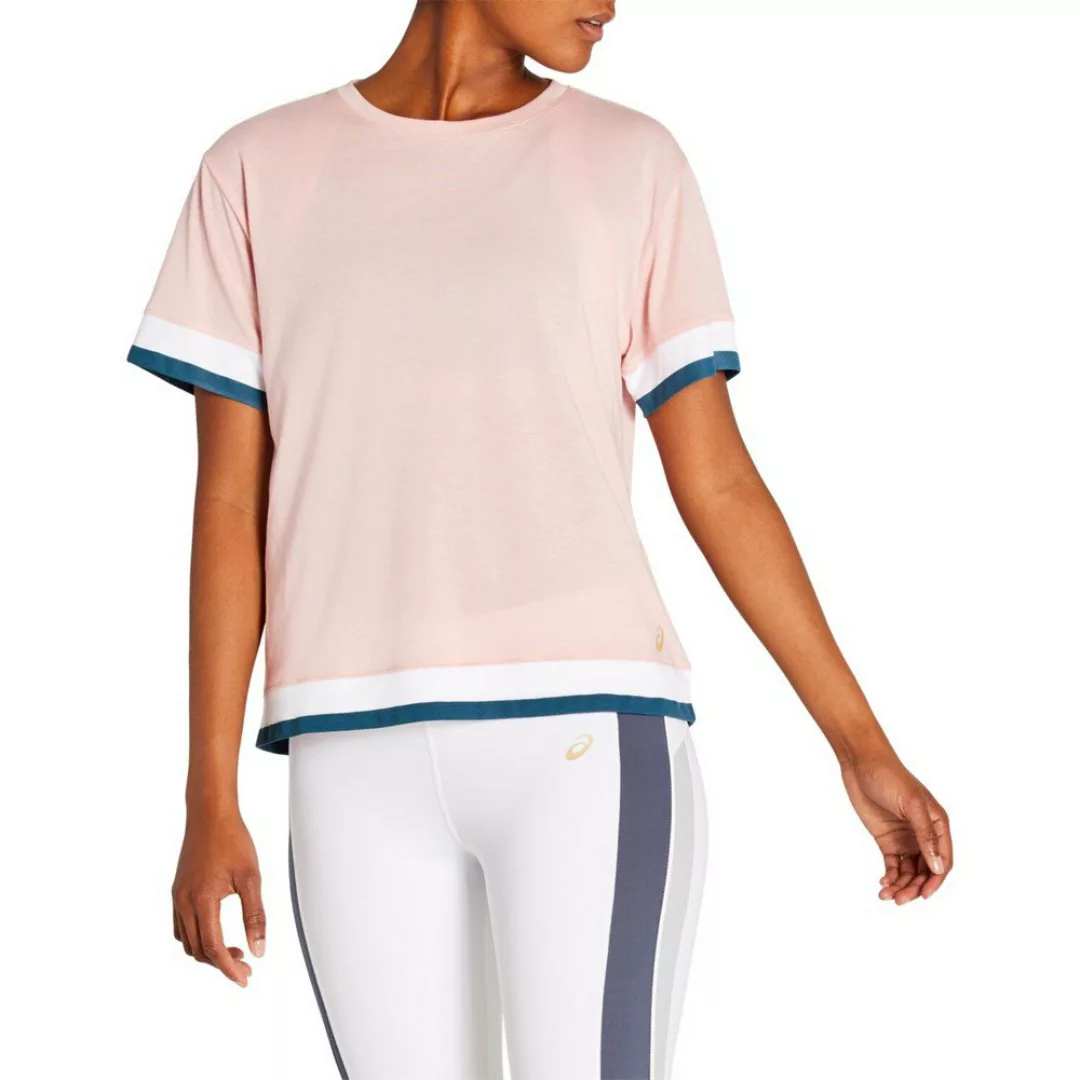 Asics Tokyo Train Kurzarm T-shirt XL Ginger Peach / Magnetic Blue günstig online kaufen