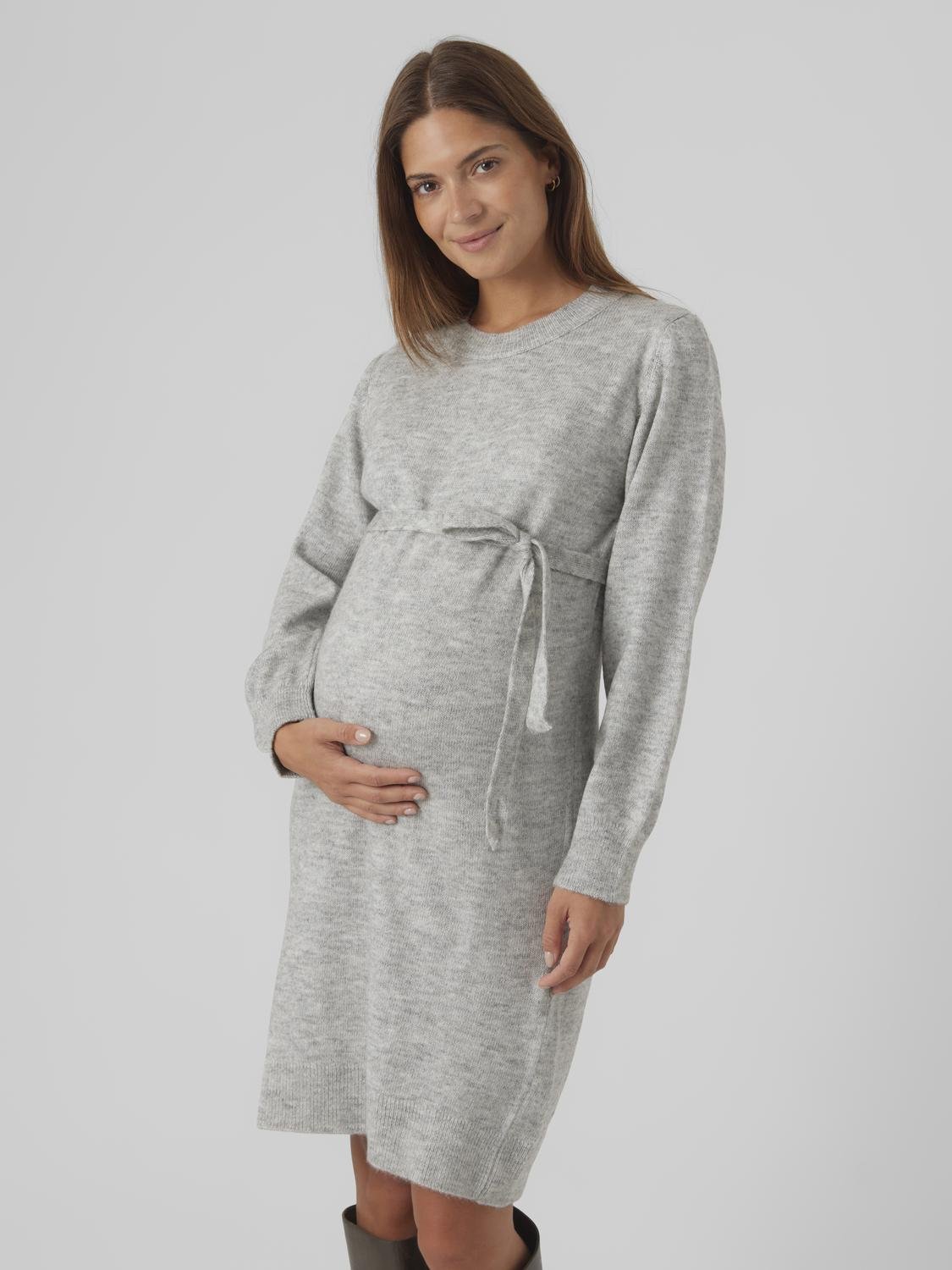 Mamalicious Umstandskleid "MLNEWANNE L/S ABK KNIT DRESS A. NOOS" günstig online kaufen