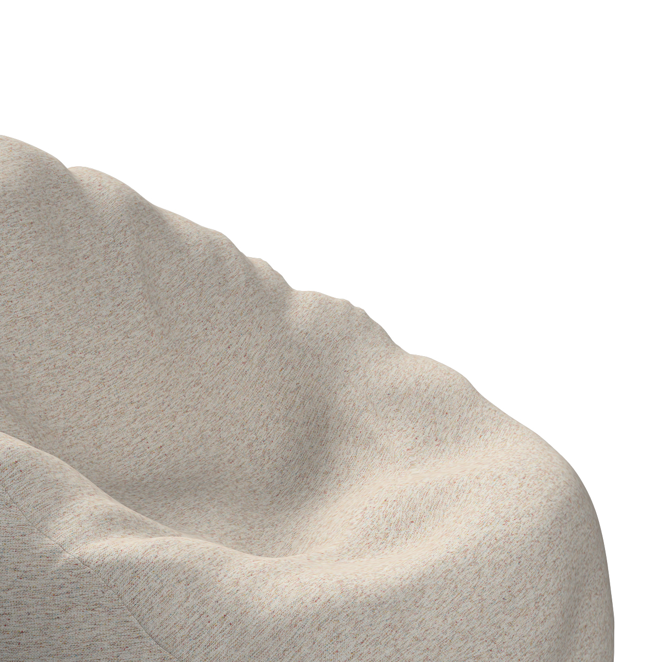 Bezug für Sitzsack, grau-beige, Bezug für Sitzsack Ø50 x 85 cm, Madrid (162 günstig online kaufen