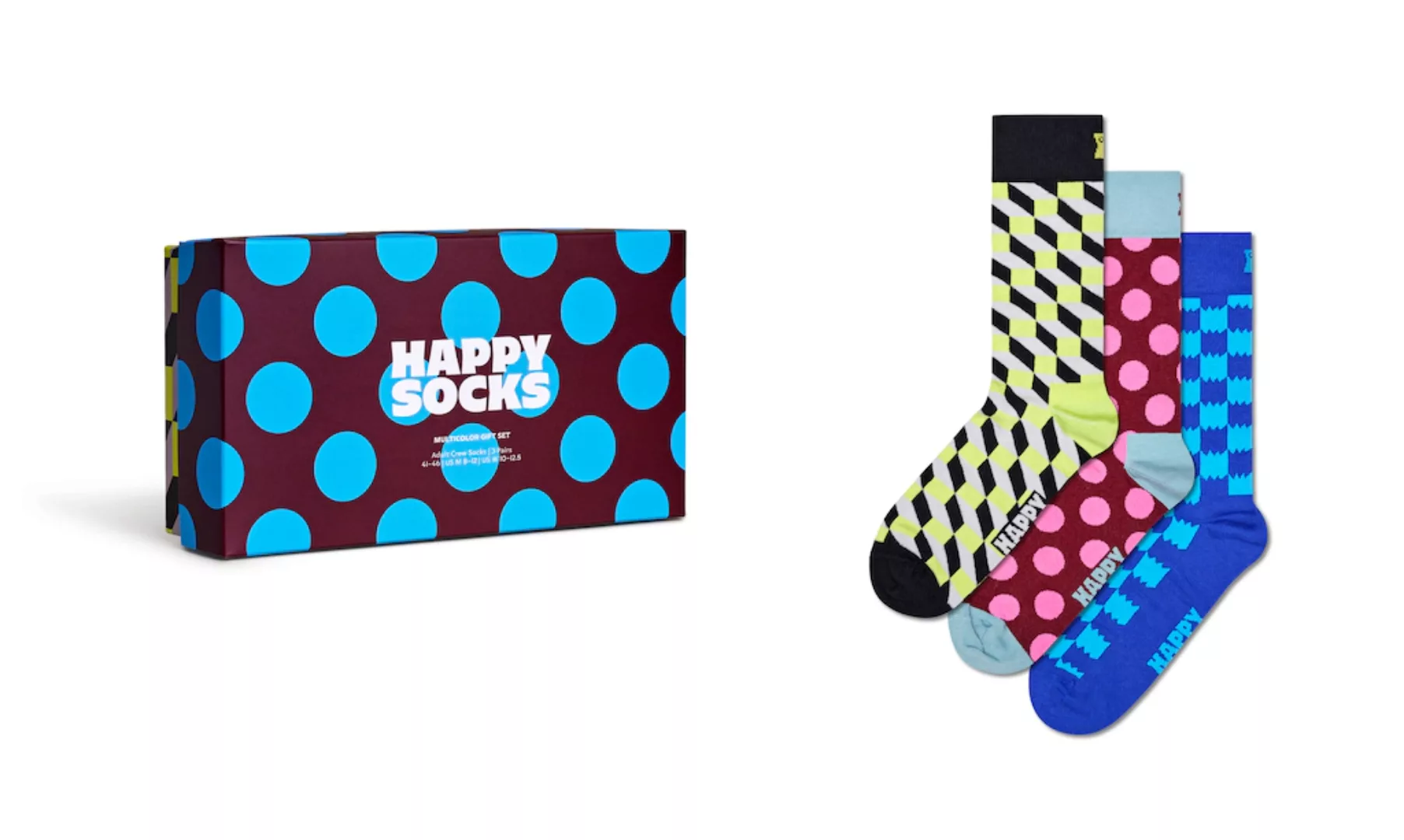 Happy Socks Langsocken, (Box, 3erPack) günstig online kaufen