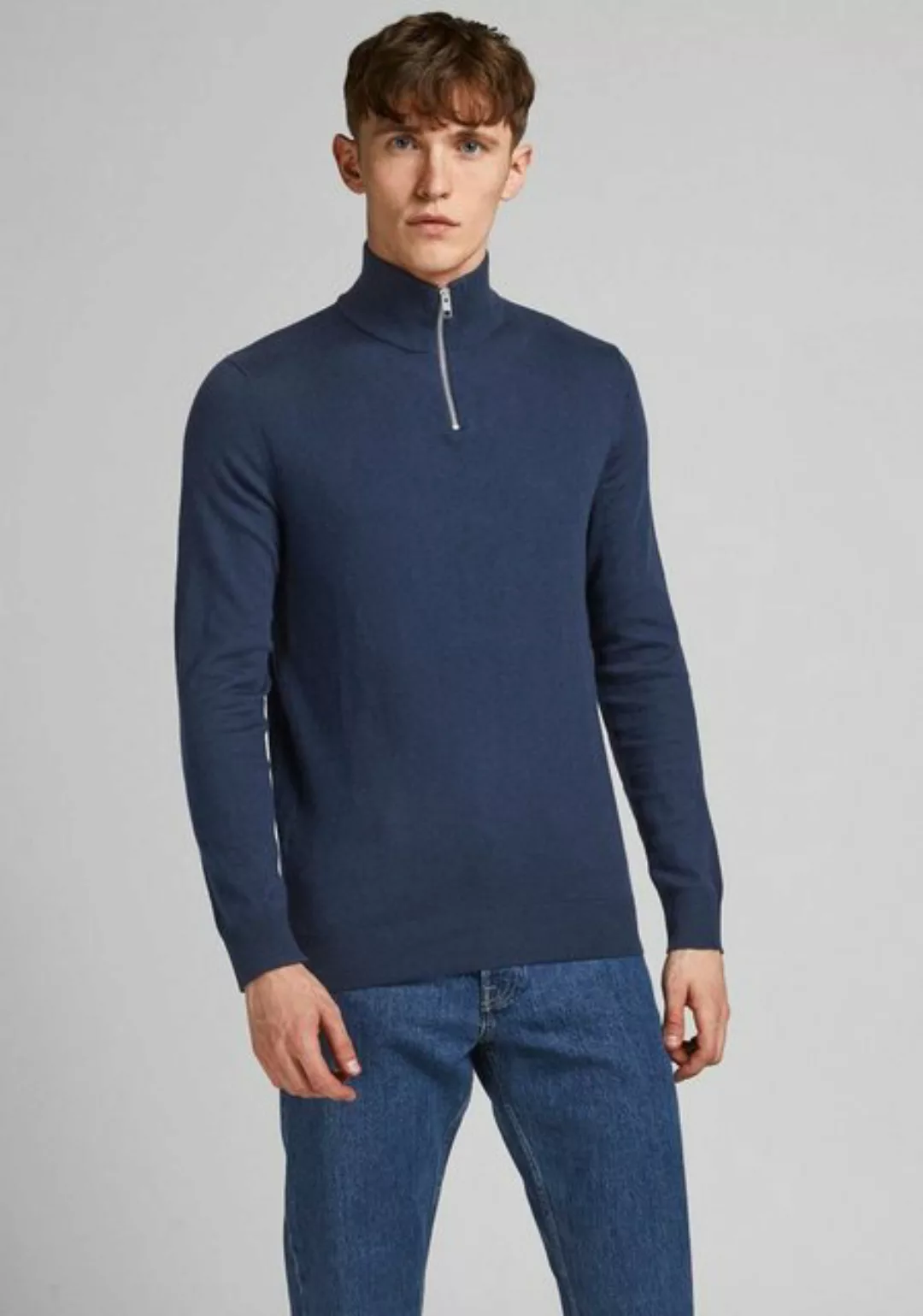 Jack & Jones Herren Stehkragen Pullover JJEEMIL günstig online kaufen