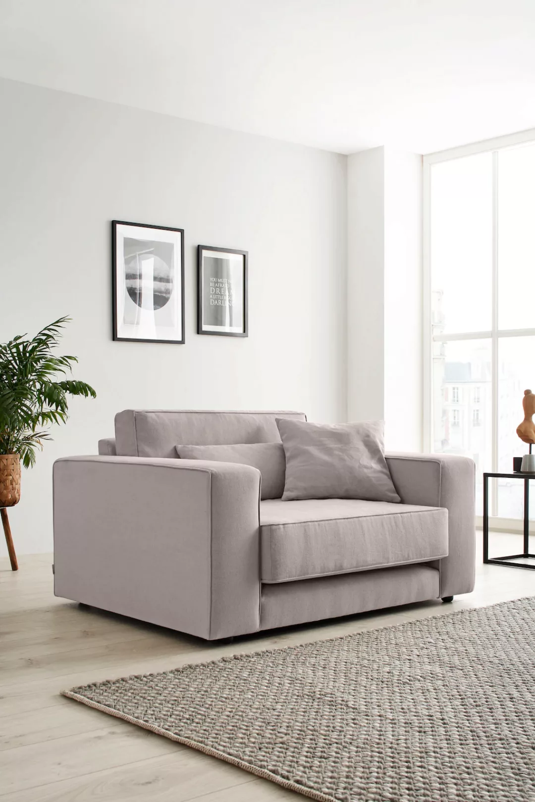 OTTO products Sessel "Grenette", im Baumwoll-/Leinenmix oder umweltschoned günstig online kaufen