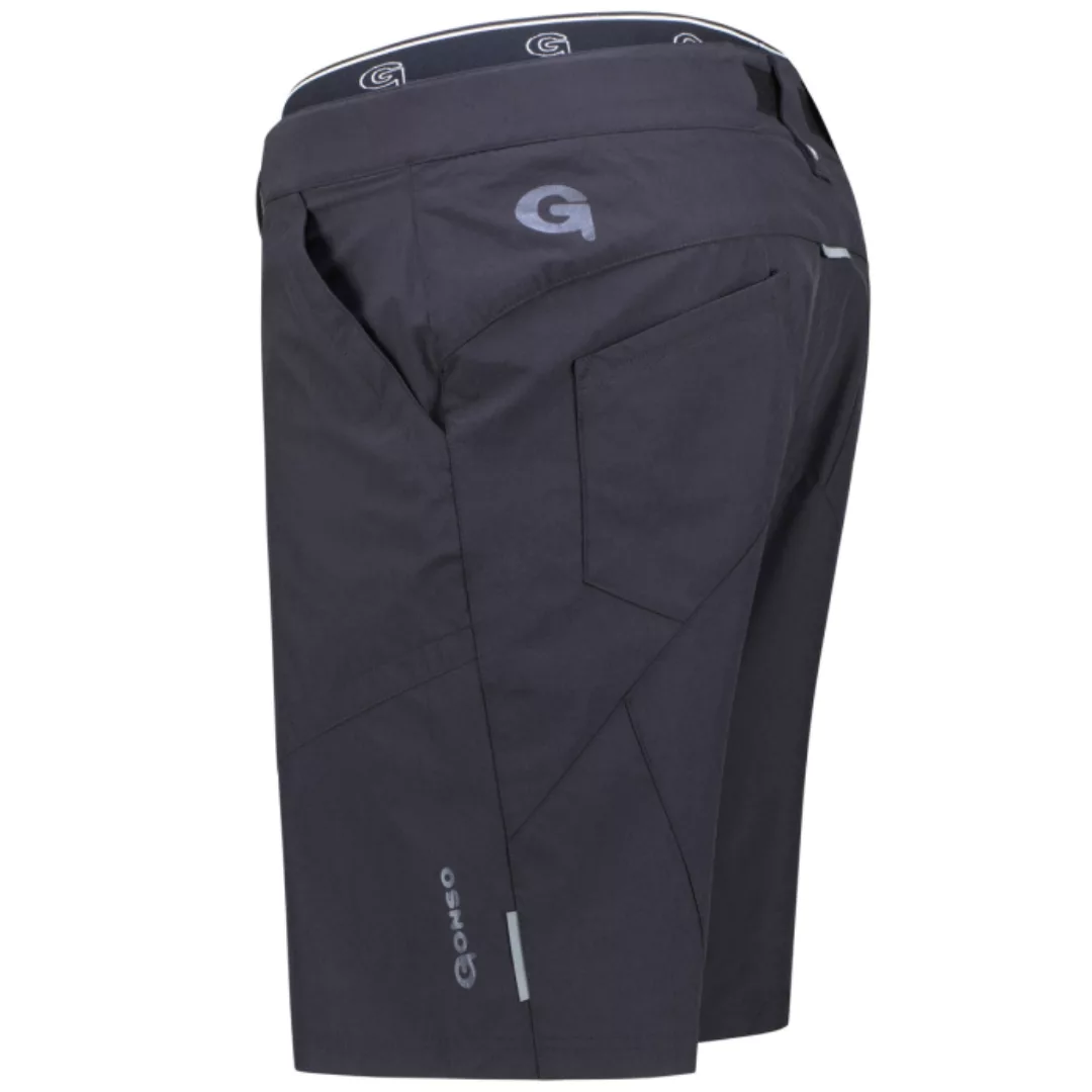 Gonso Trekking-/Bike-Shorts mit einknöpfbarer gepolsterter Innenhose günstig online kaufen