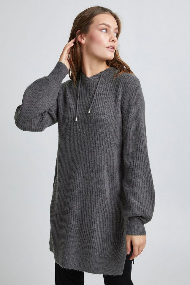 b.young Strickkleid BYNORA TUNIC HOODIE - 20808922 Langer Strickpullover mi günstig online kaufen