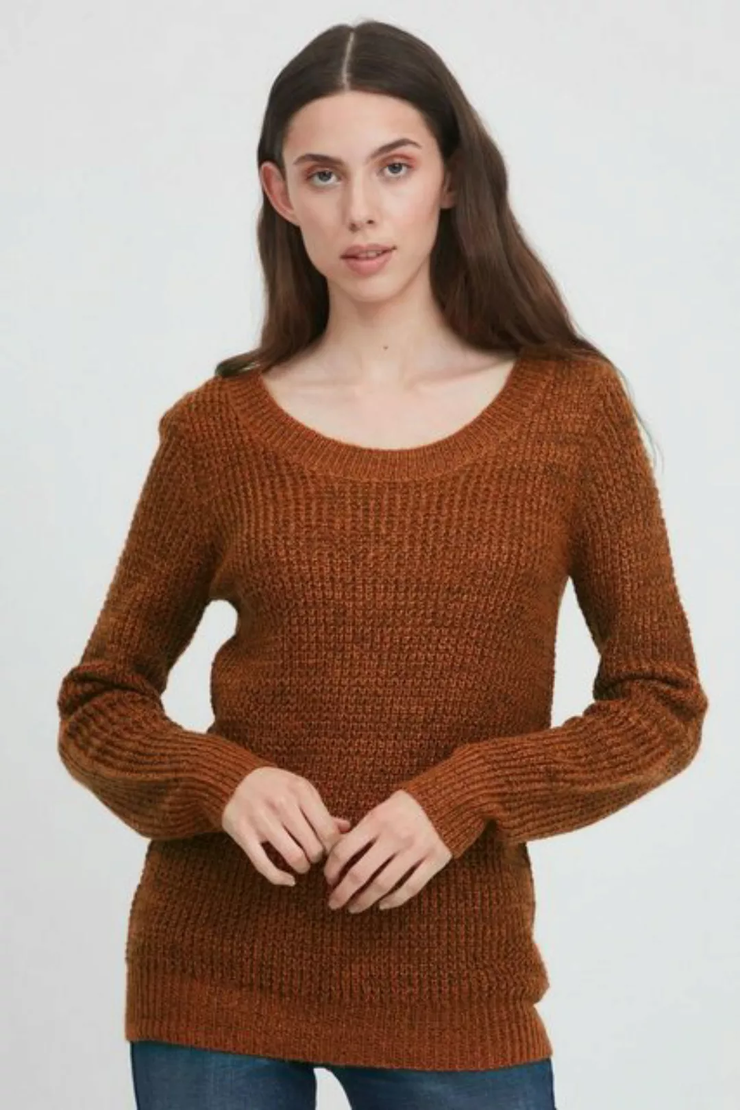 Ichi Strickpullover IHODANSA LS - 20114707 gemütlicher Strickpulli mit tief günstig online kaufen