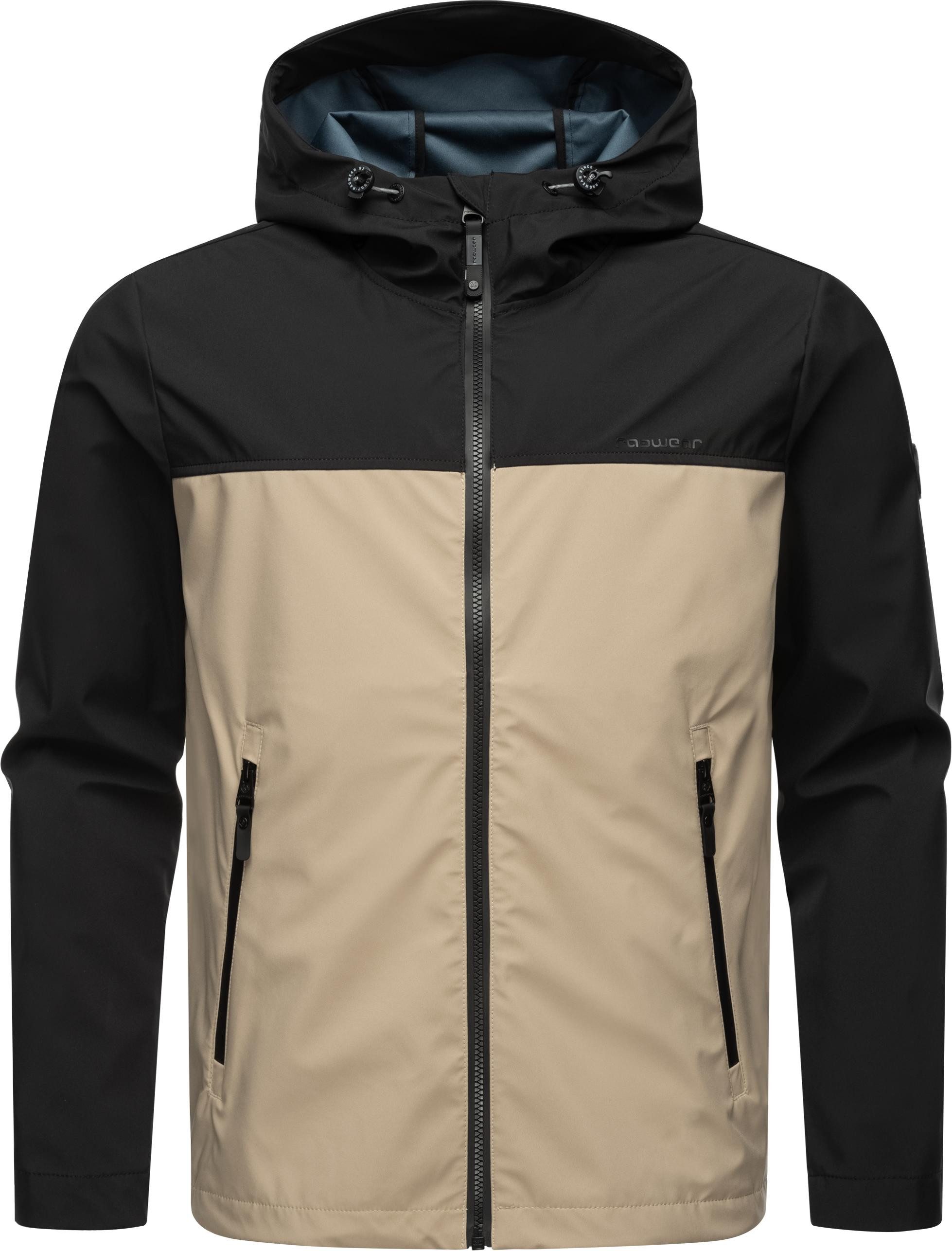 Ragwear Softshelljacke "Shellwie Block", mit Kapuze, wasserdichte Herren Üb günstig online kaufen