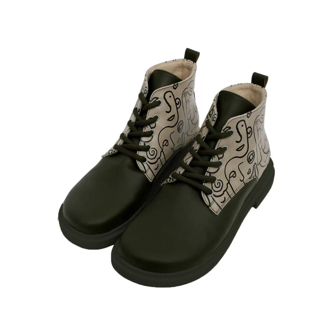 DOGO Bootsschuh "Damen Victoria Boots Society36 Vegan Damen Boots / female" günstig online kaufen