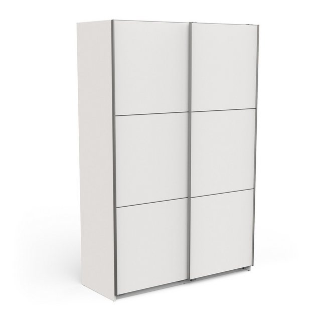 freiraum Schiebetürenschrank ALHAMBRA in Matt weiß - 148x223,7x59,9cm (BxHx günstig online kaufen