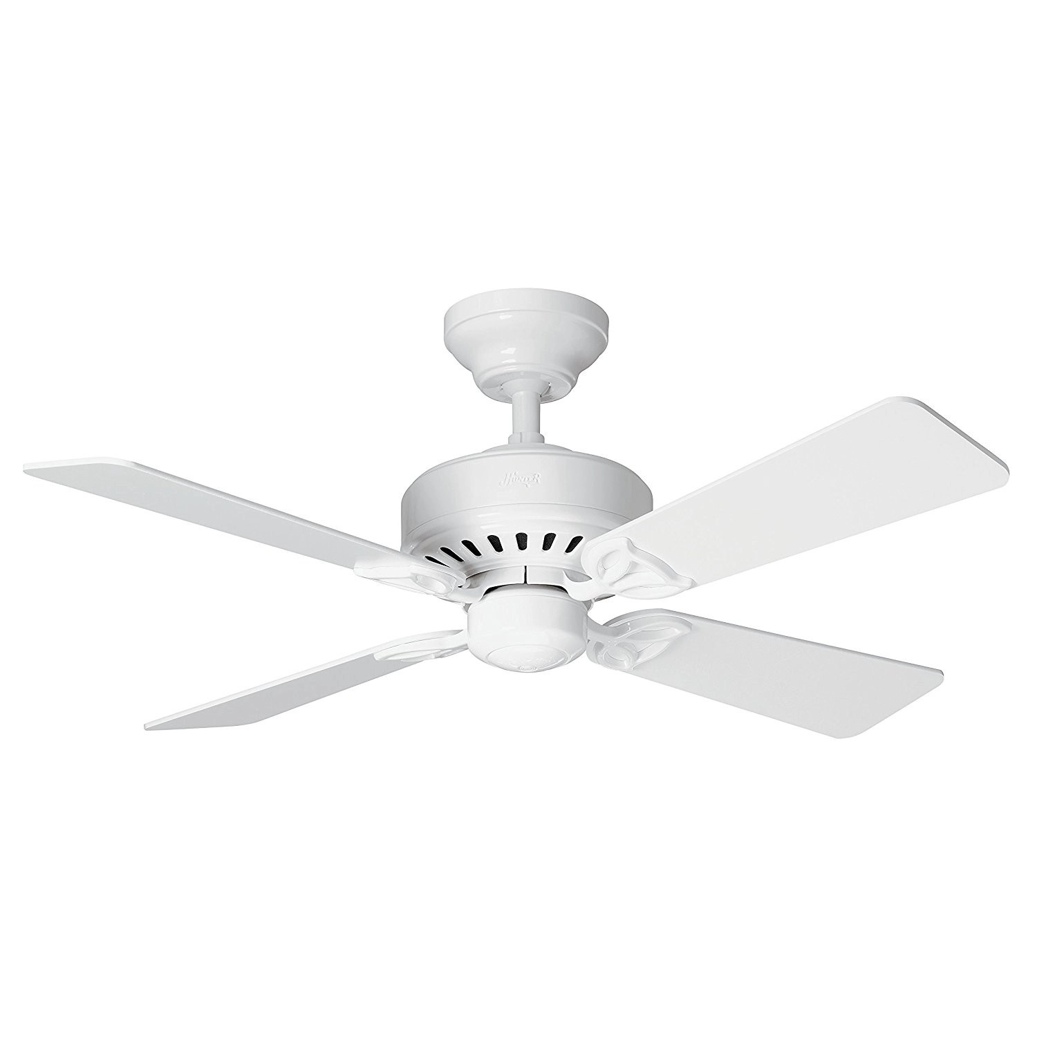 HUNTER FANS Deckenventilator Hunter Bayport 107 cm Weiß mit Zugkette günstig online kaufen