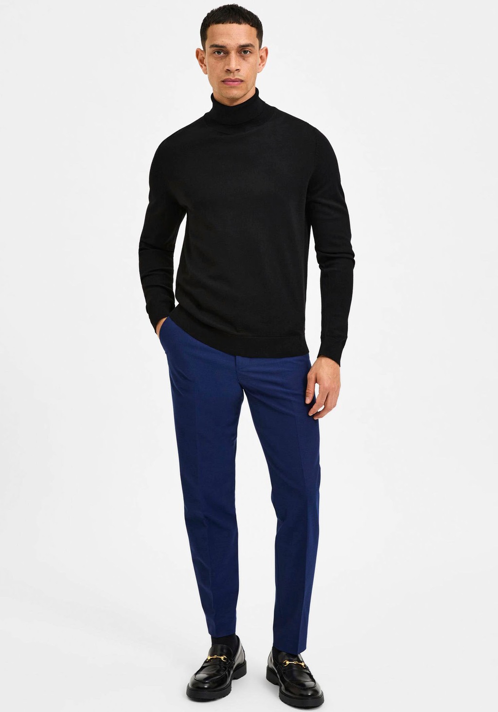 SELECTED HOMME Rollkragenpullover TOWN MERINO COOLMAX KNIT ROLL günstig online kaufen