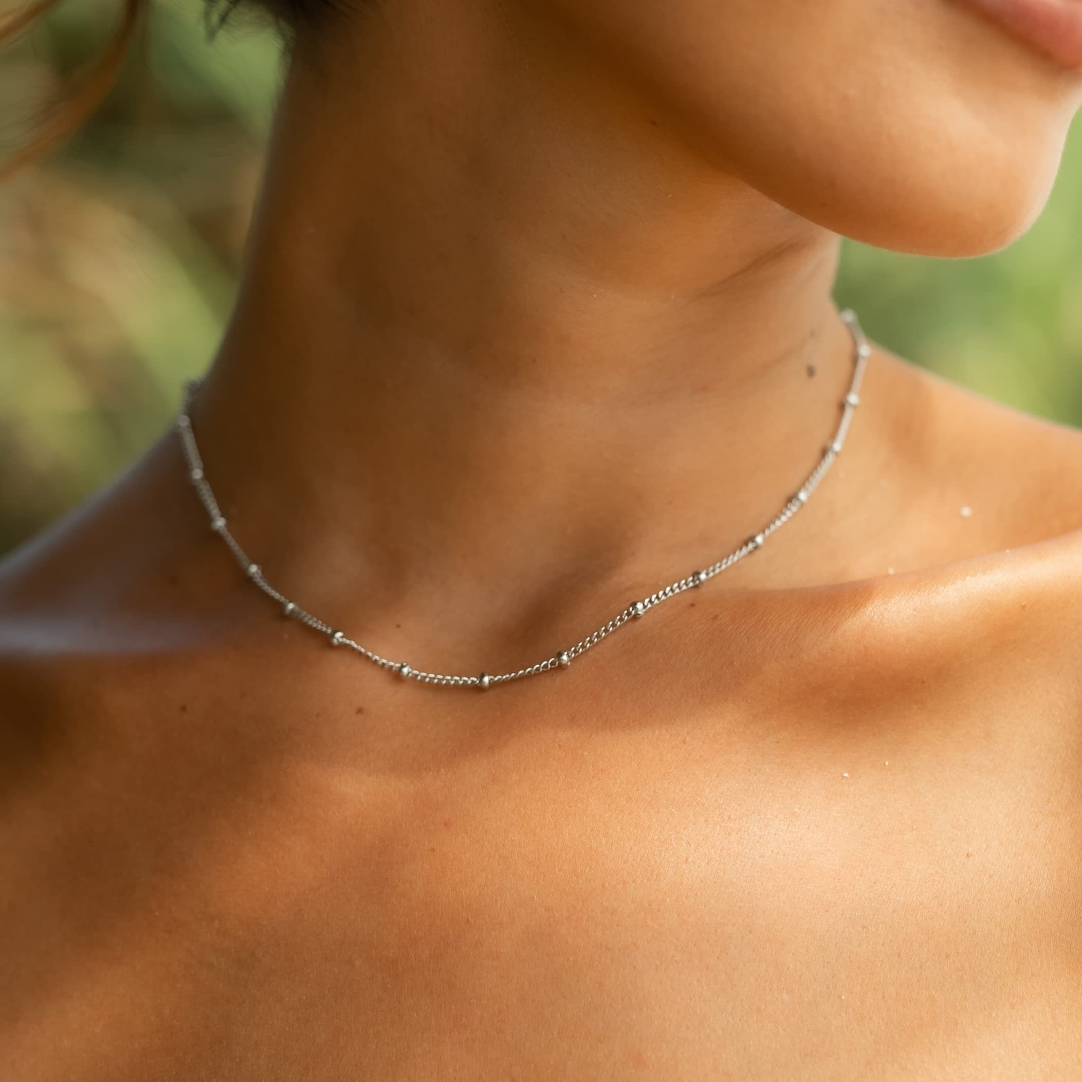 Made by Nami Edelstahlkette Minimalistische Halskette günstig online kaufen