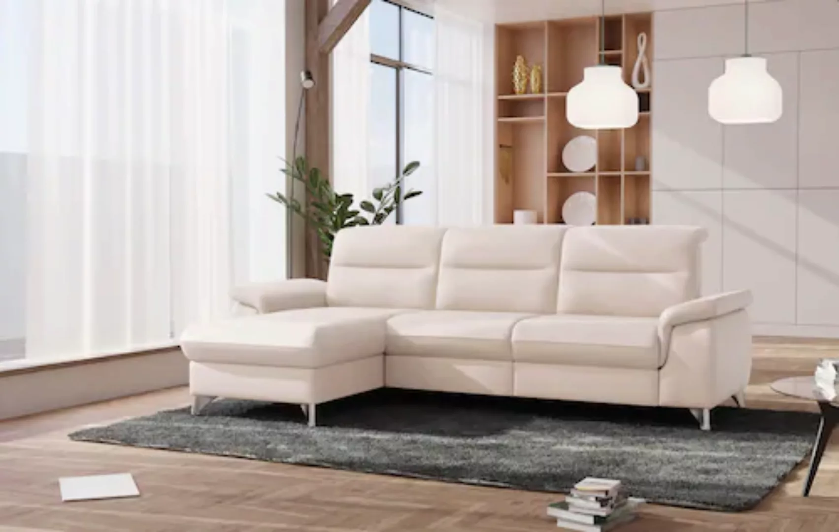 sit&more Ecksofa "Astoria L-Form", wahlweise mit motorischer Relaxfunktion günstig online kaufen