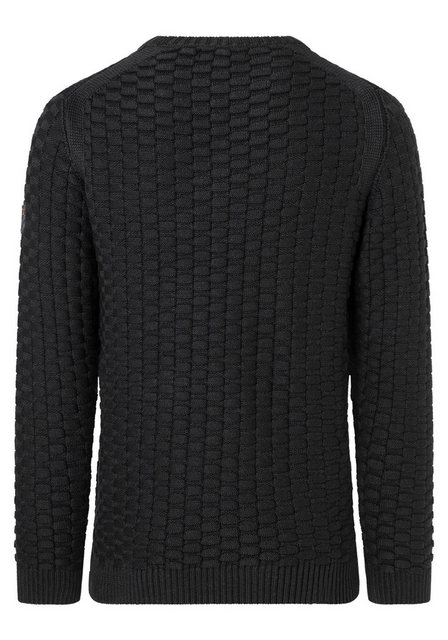 TIMEZONE Strickpullover Strickpullover Rundhals 3D Muster Regular Fit 8026 günstig online kaufen