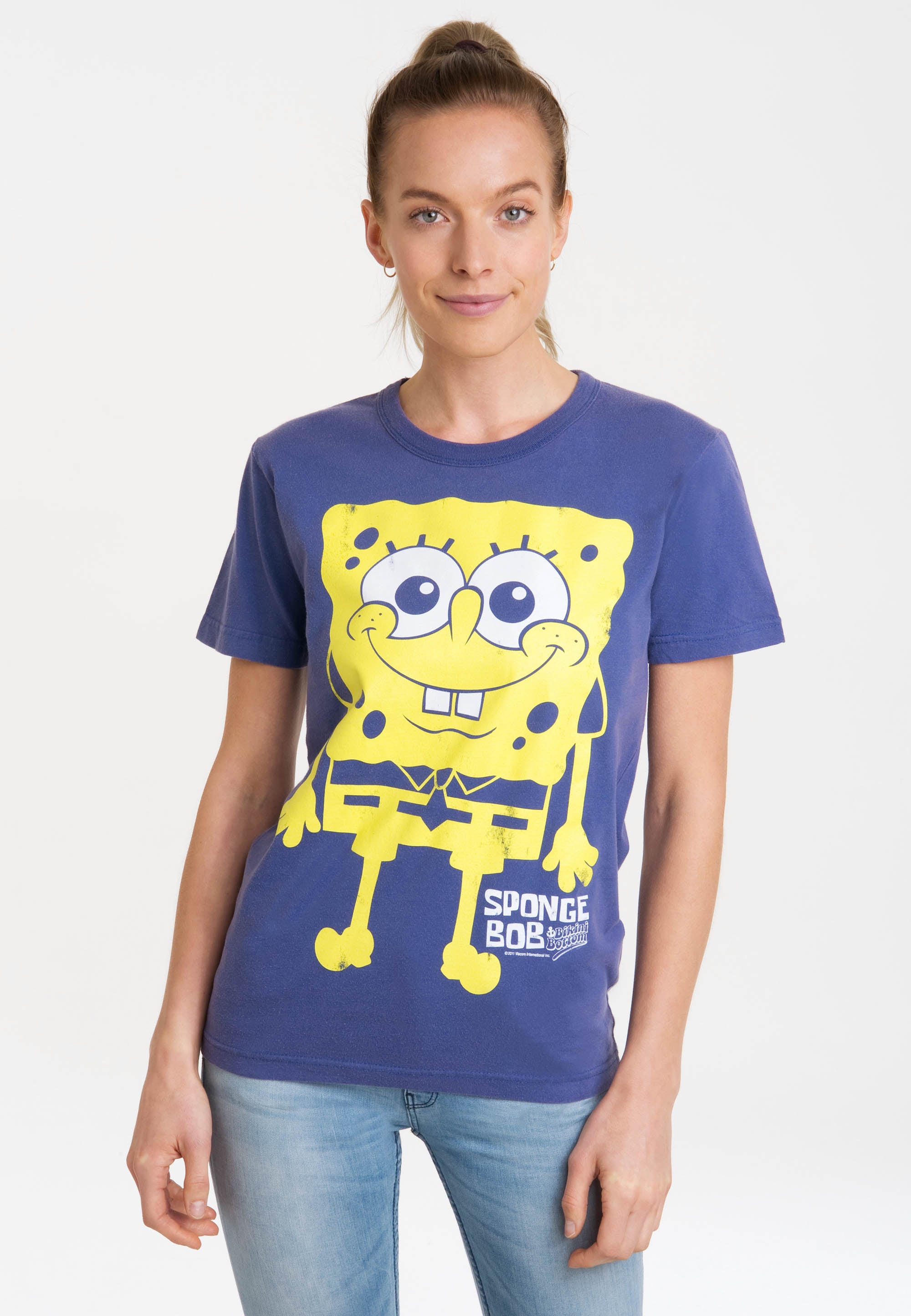 LOGOSHIRT T-Shirt "Spongebob Schwammkopf - Im Ready", mit lizenziertem Prin günstig online kaufen