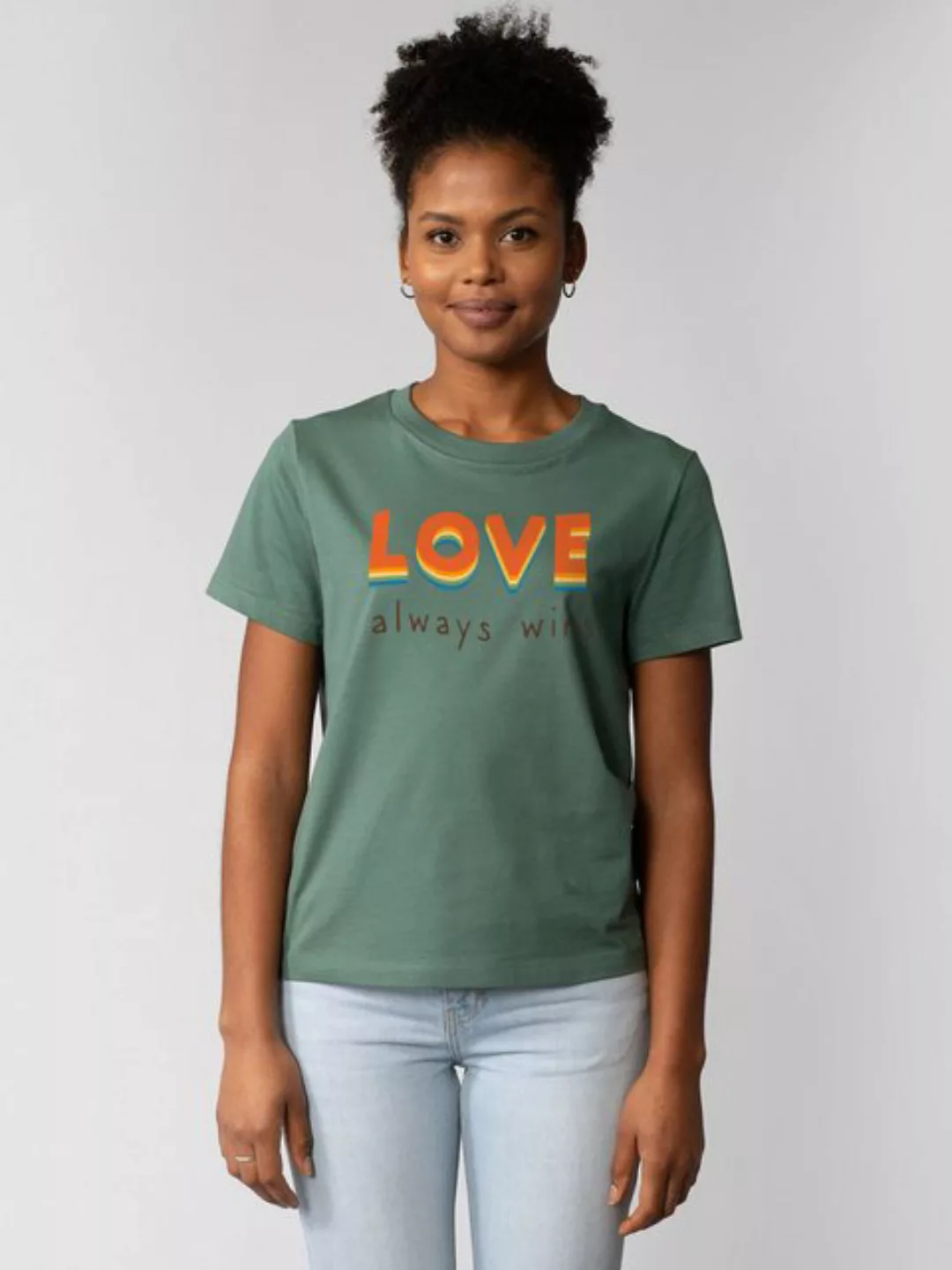 wat? Apparel T-Shirt Love always wins günstig online kaufen