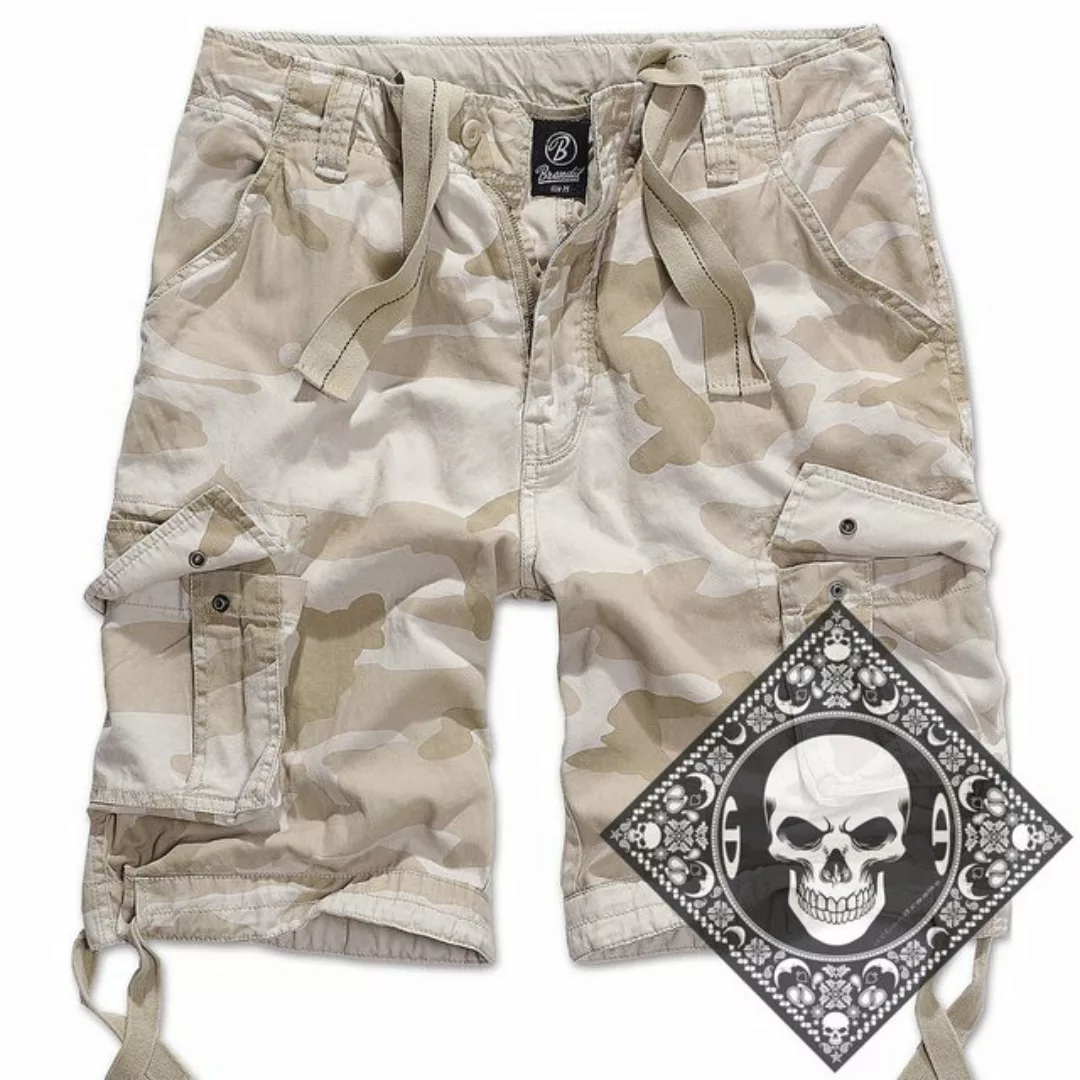 Brandit Cargoshorts Cargo Shorts kurze Hose Legend Army mit UD Bandana (mit günstig online kaufen