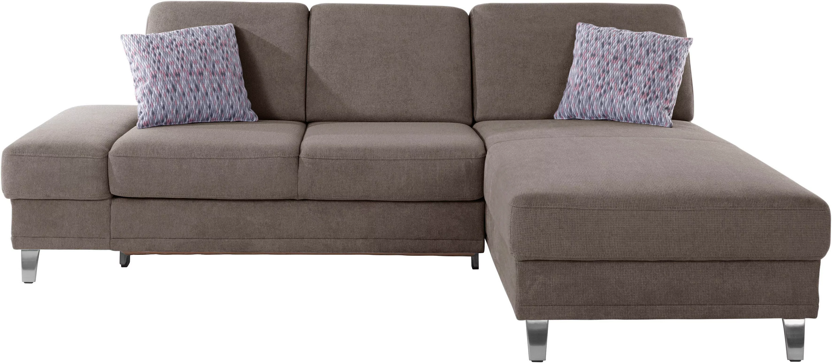 sit&more Ecksofa »Clio L-Form«, wahlweise mit Bettfunktion oder Vorziehsitz günstig online kaufen