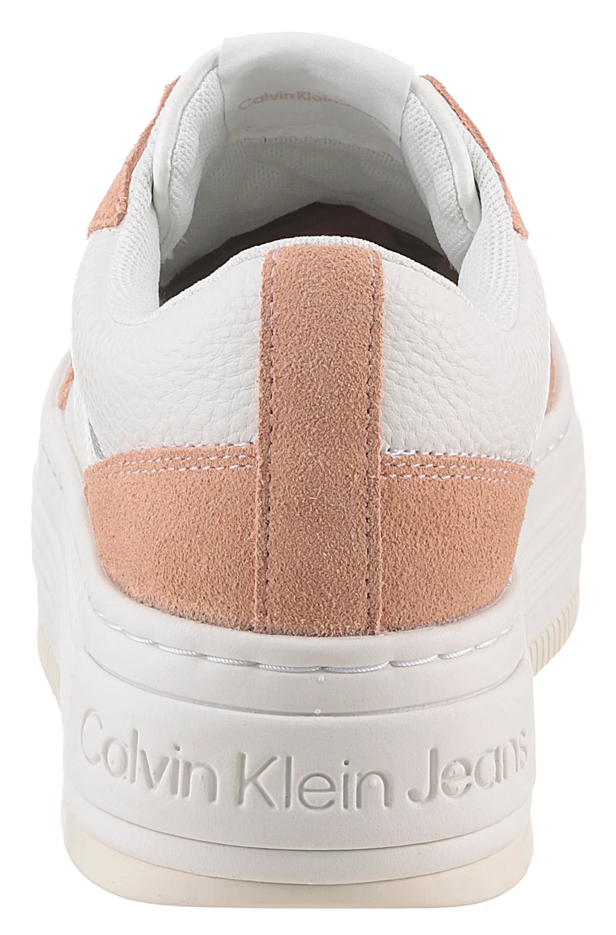 Calvin Klein Jeans Plateausneaker "BOLD FLATF LOW LACE TUMB LTH", Schnürsch günstig online kaufen