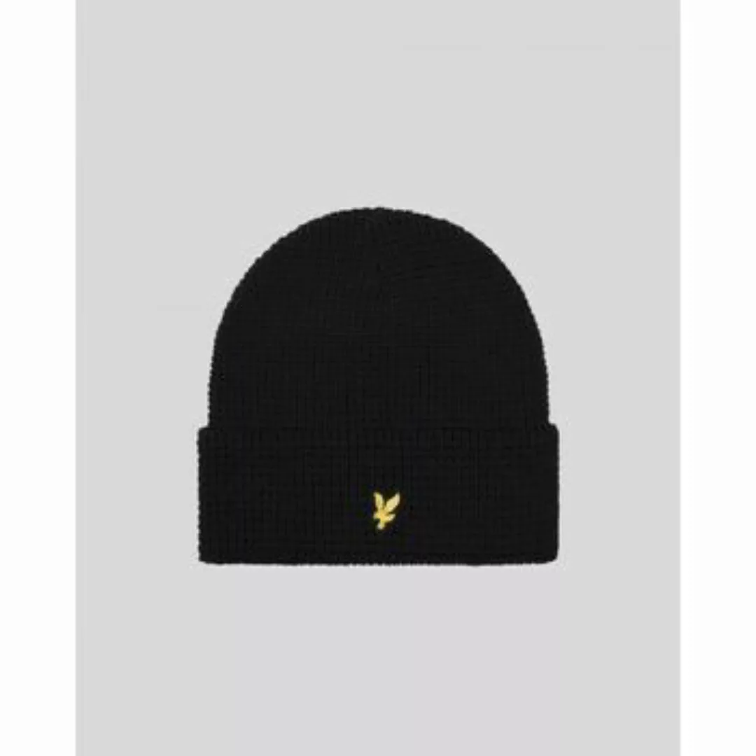 Lyle & Scott  Hut HE2105A WAFFLE BEANIE-Z86. BLACK günstig online kaufen