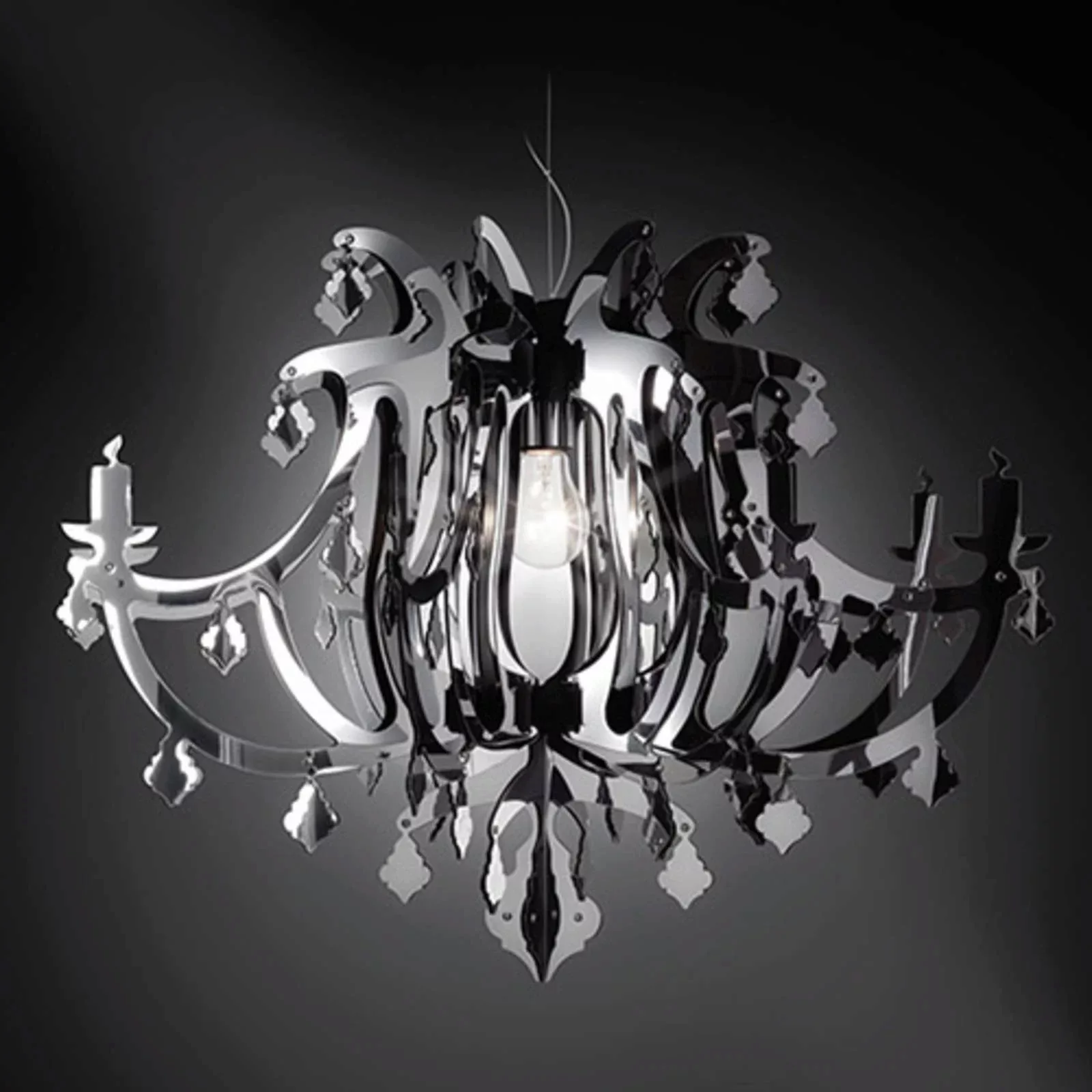 Slamp Ginetta - Designer-Hängeleuchte, silber günstig online kaufen