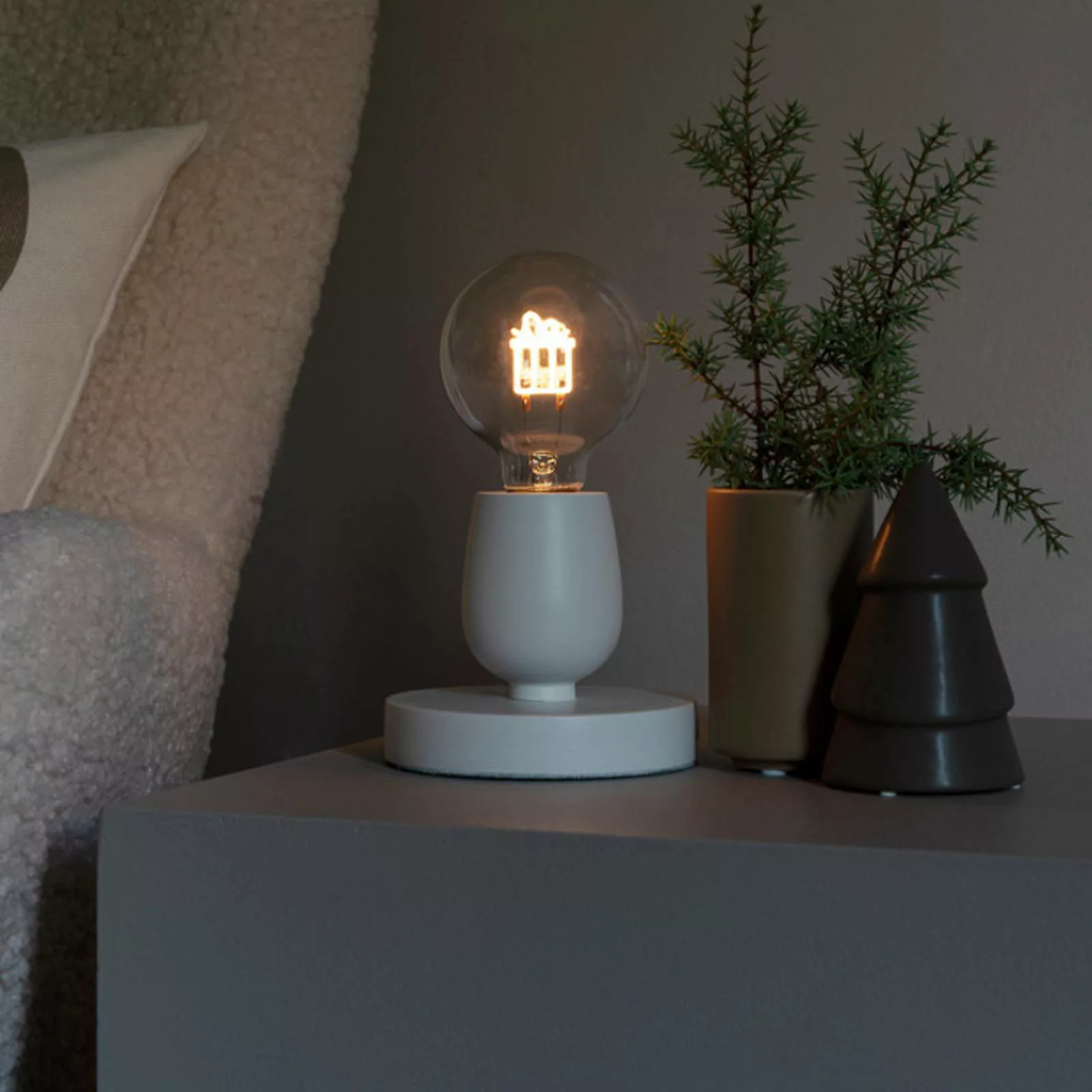 LED-Tisch-Dekoleuchte aus Holz, Geschenk-Filament günstig online kaufen