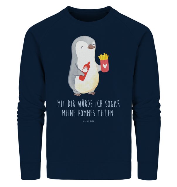 Mr. & Mrs. Panda Longpullover Größe XS Pinguin Pommes - French Navy - Gesch günstig online kaufen